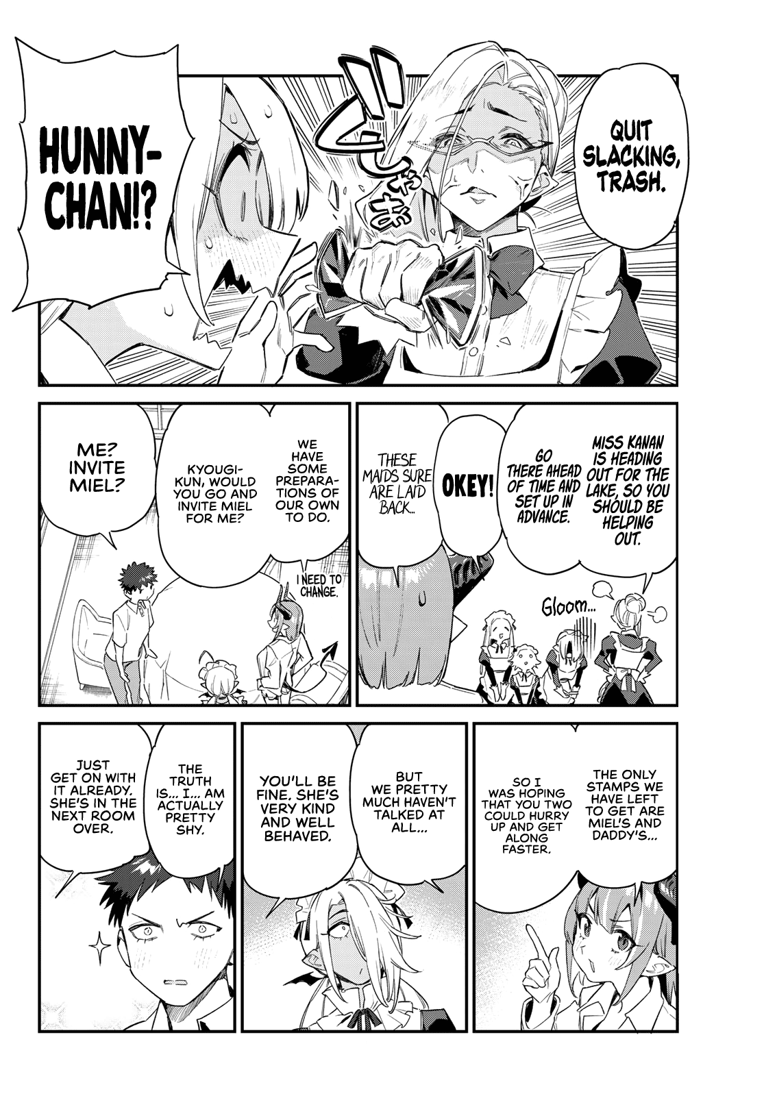 Kanan-sama Is Easy as Hell! Chapter 50 page 3 - Chapter 50: Miel’s Stress Relief Streaming