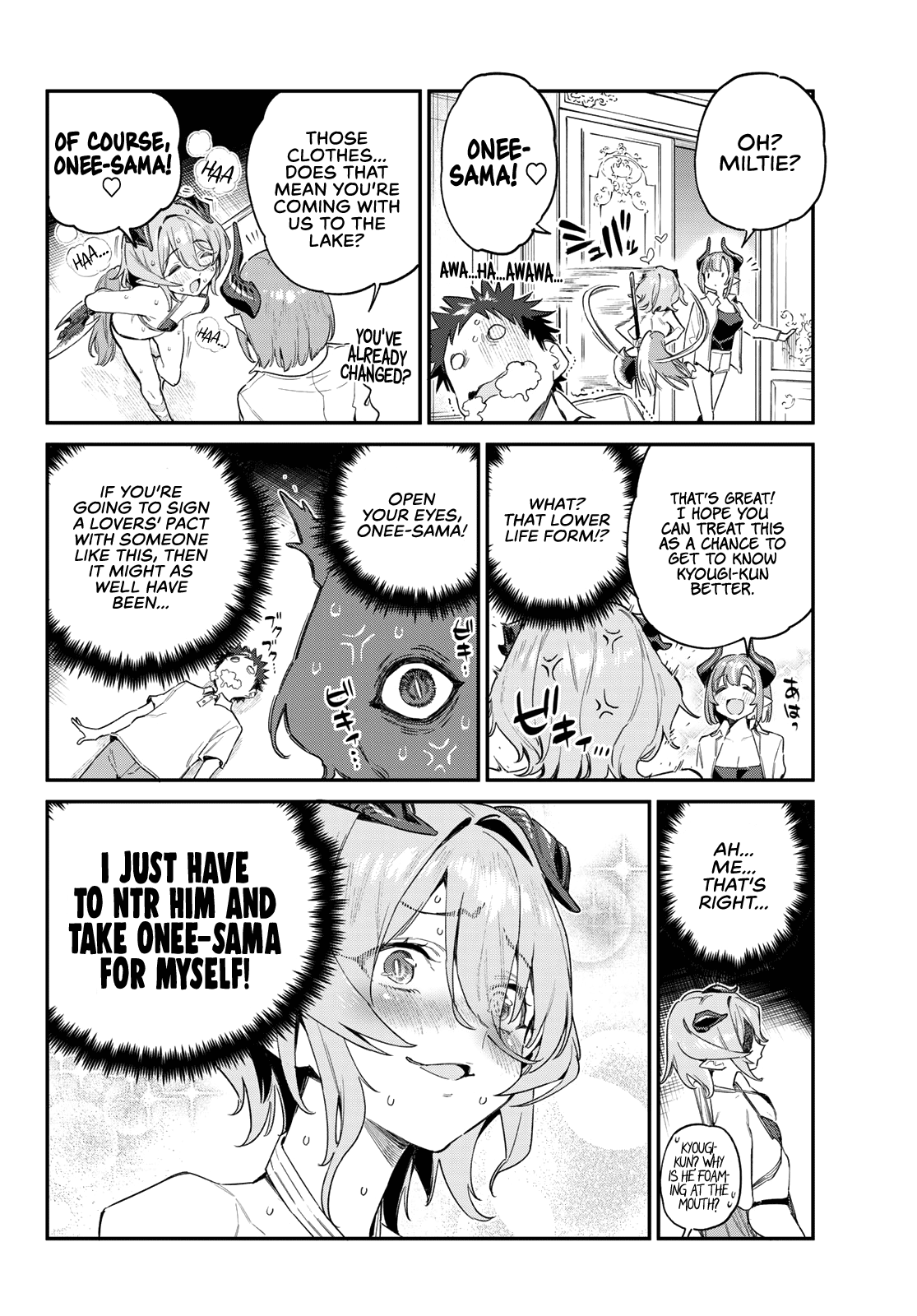 Kanan-sama Is Easy as Hell! Chapter 50 page 9 - Chapter 50: Miel’s Stress Relief Streaming