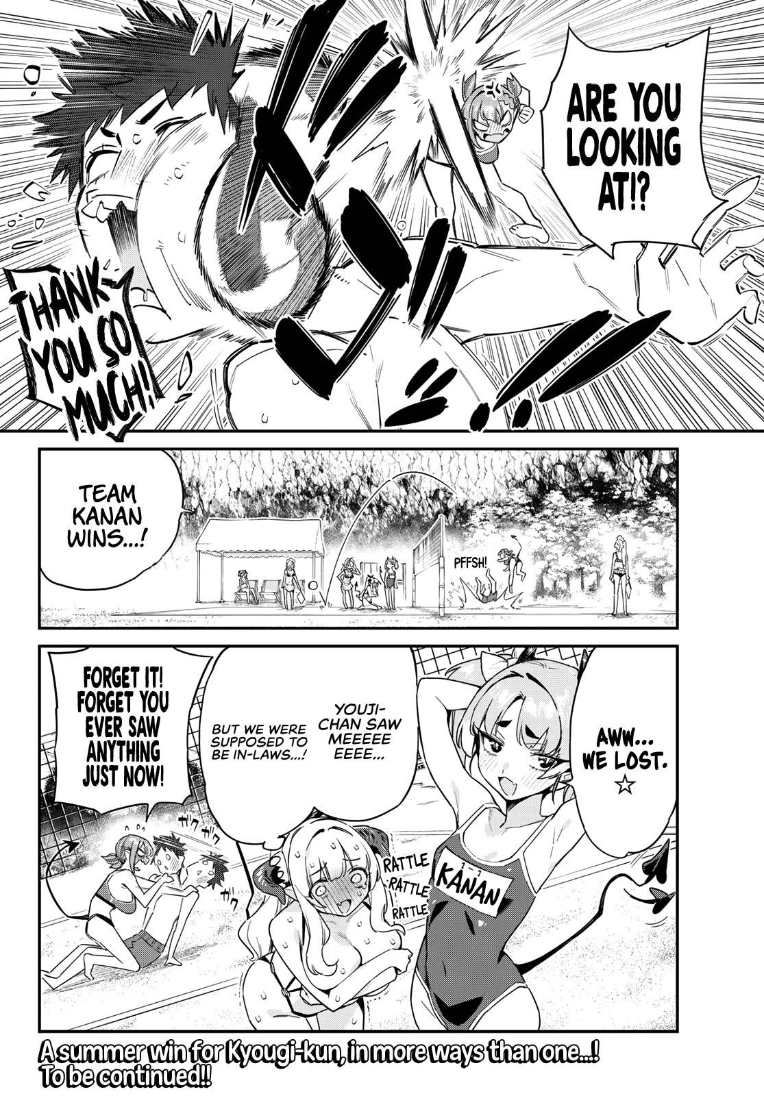 Kanan-sama Is Easy as Hell! Chapter 54 page 9 - Chapter 54: The Zebel House’s Beach Volleyball Gamble