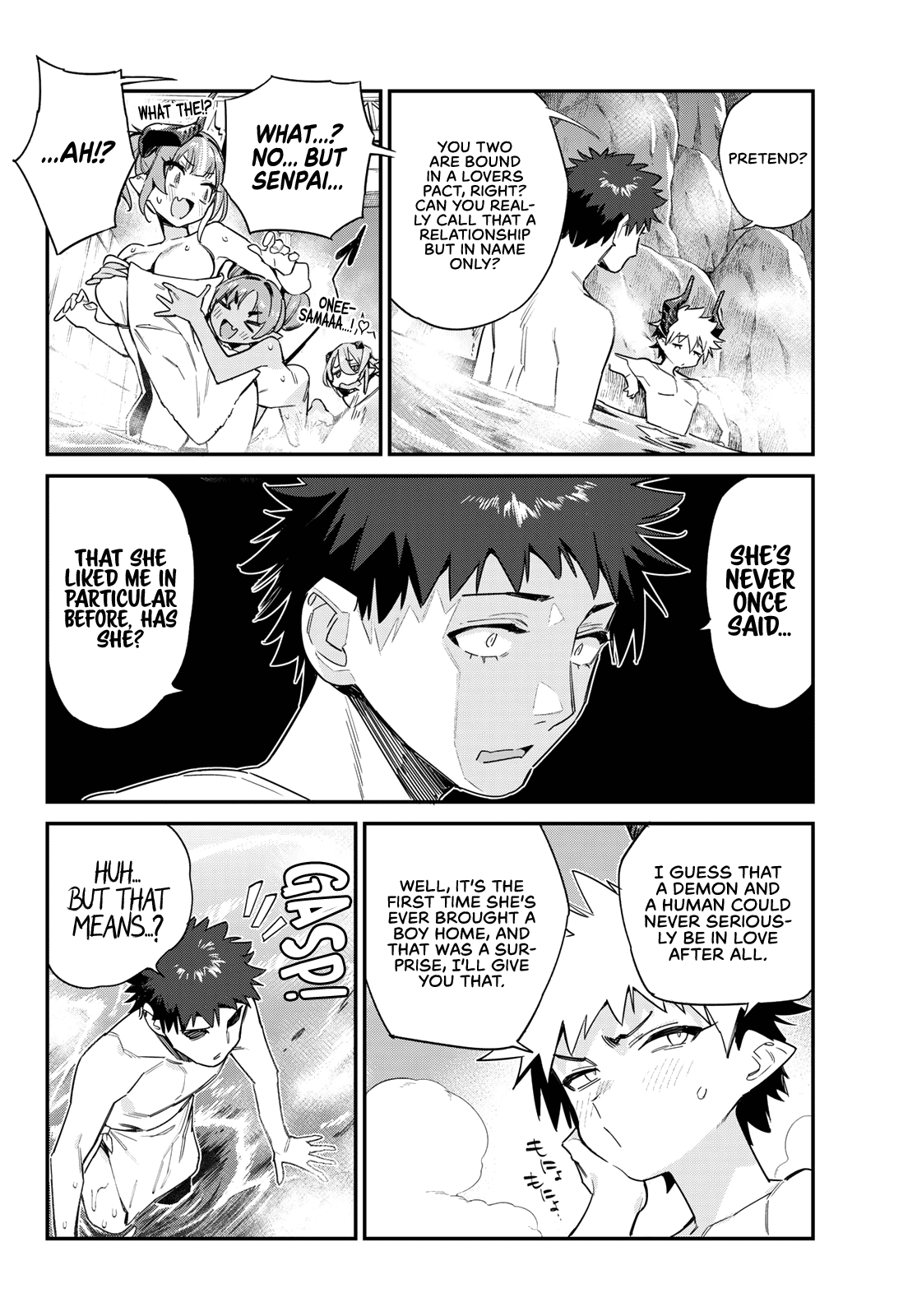 Kanan-sama Is Easy as Hell! Chapter 55 page 5 - Chapter 55: Kyougi’s Men’s Bath Debate