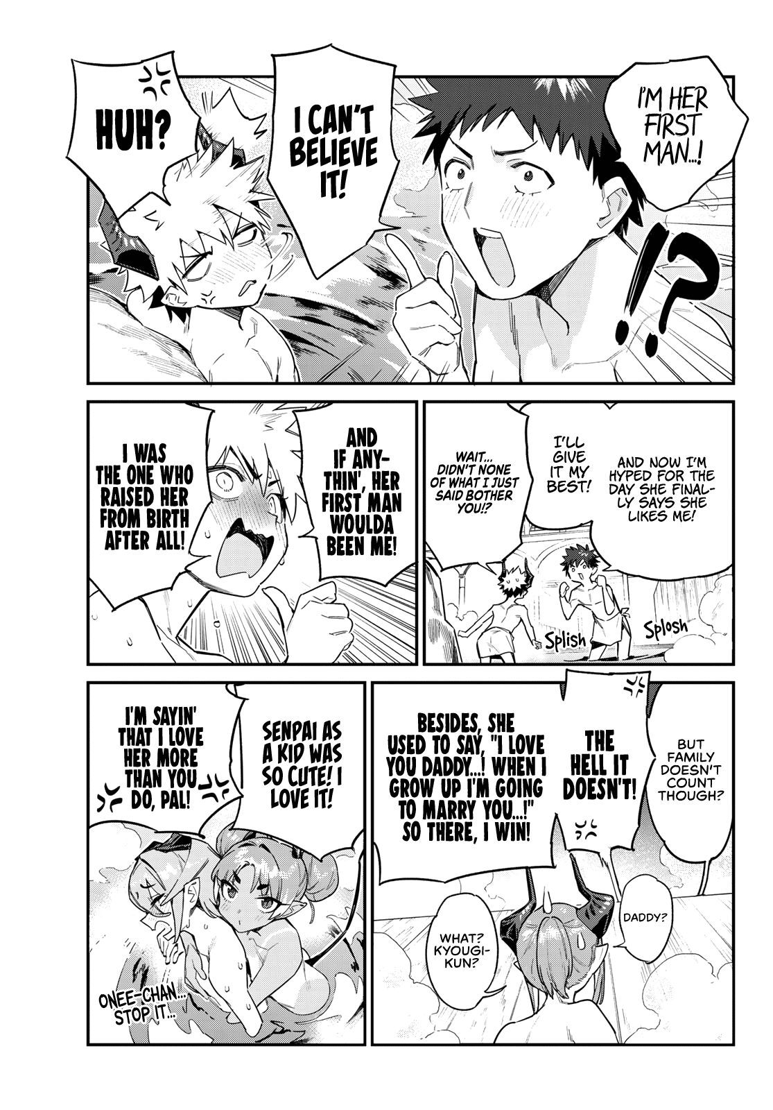 Kanan-sama Is Easy as Hell! Chapter 55 page 6 - Chapter 55: Kyougi’s Men’s Bath Debate