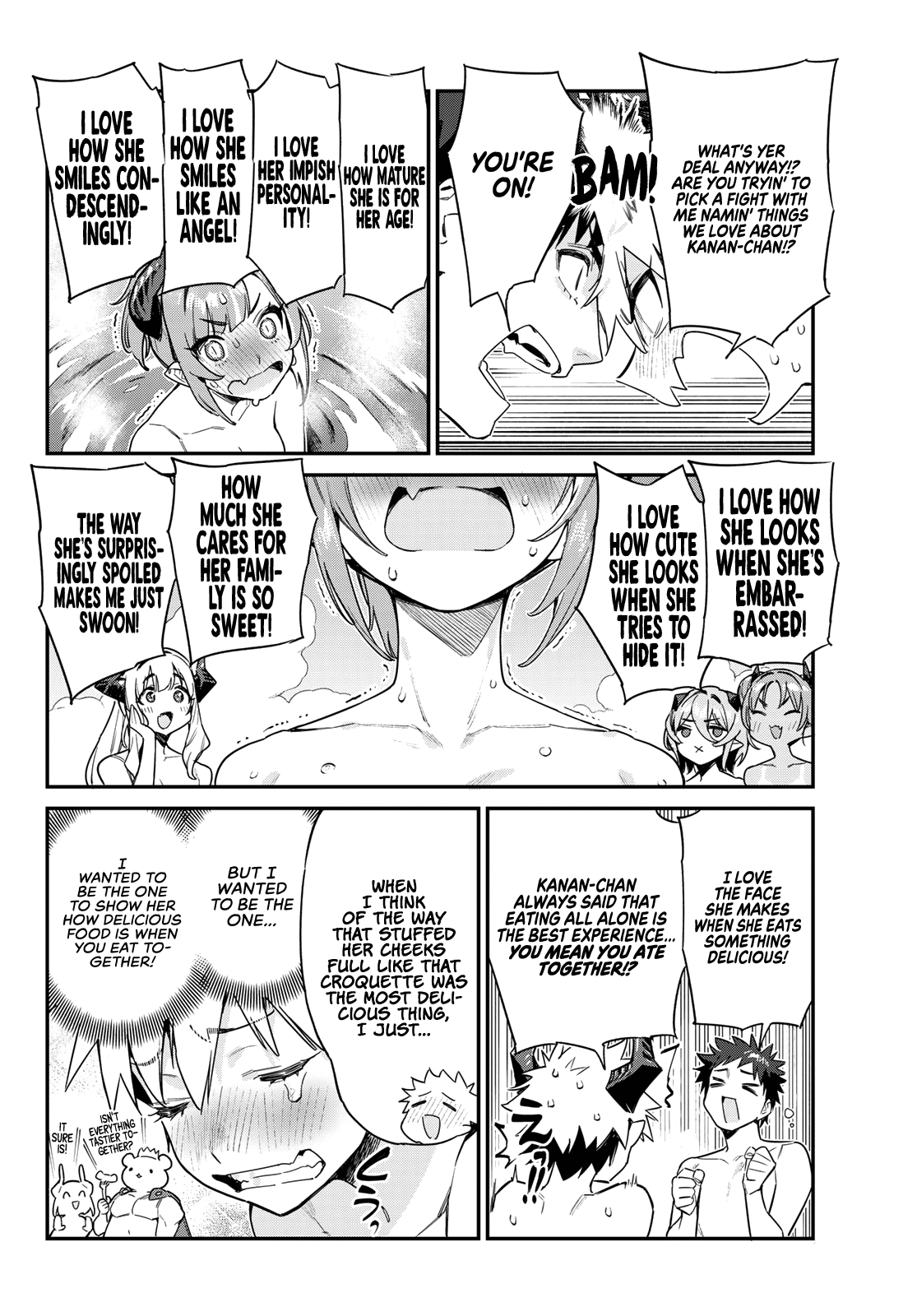 Kanan-sama Is Easy as Hell! Chapter 55 page 7 - Chapter 55: Kyougi’s Men’s Bath Debate