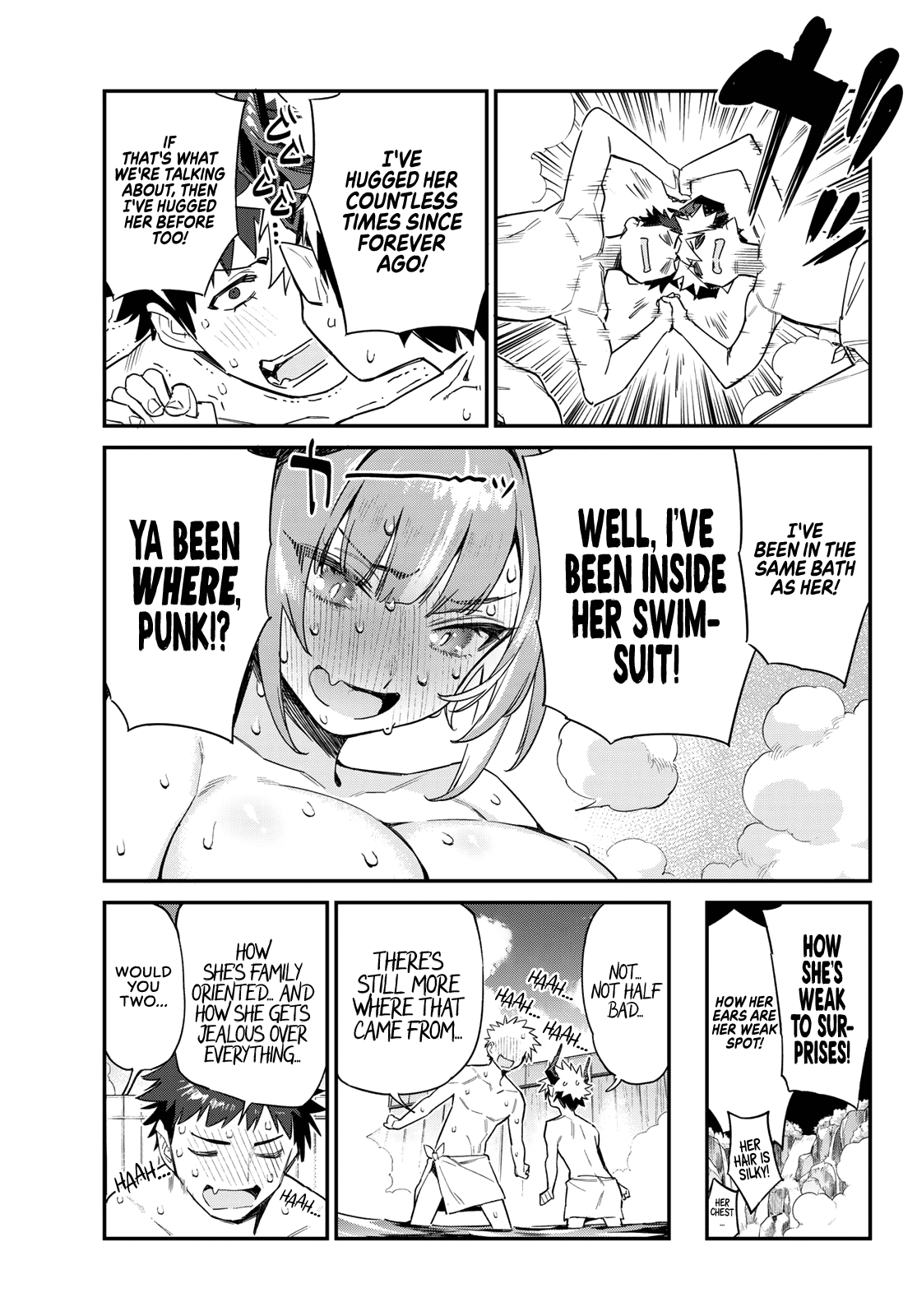 Kanan-sama Is Easy as Hell! Chapter 55 page 8 - Chapter 55: Kyougi’s Men’s Bath Debate