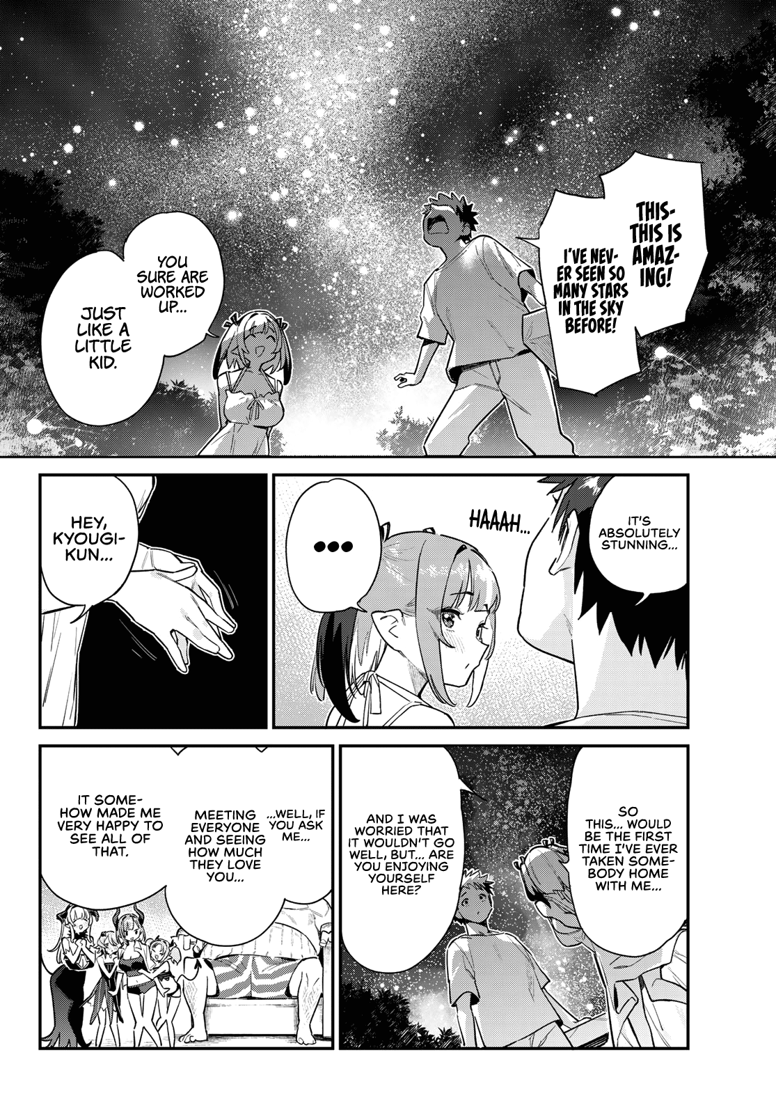 Kanan-sama Is Easy as Hell! Chapter 56 page 3 - Chapter 56: Kanan and Kyougi's Last Night in the Demon Realm