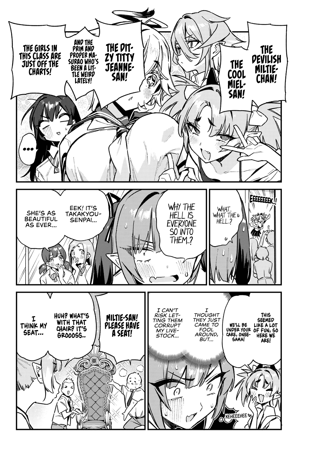Kanan-sama Is Easy as Hell! Chapter 72 page 3 - Chapter 72: Miltie's brat school
