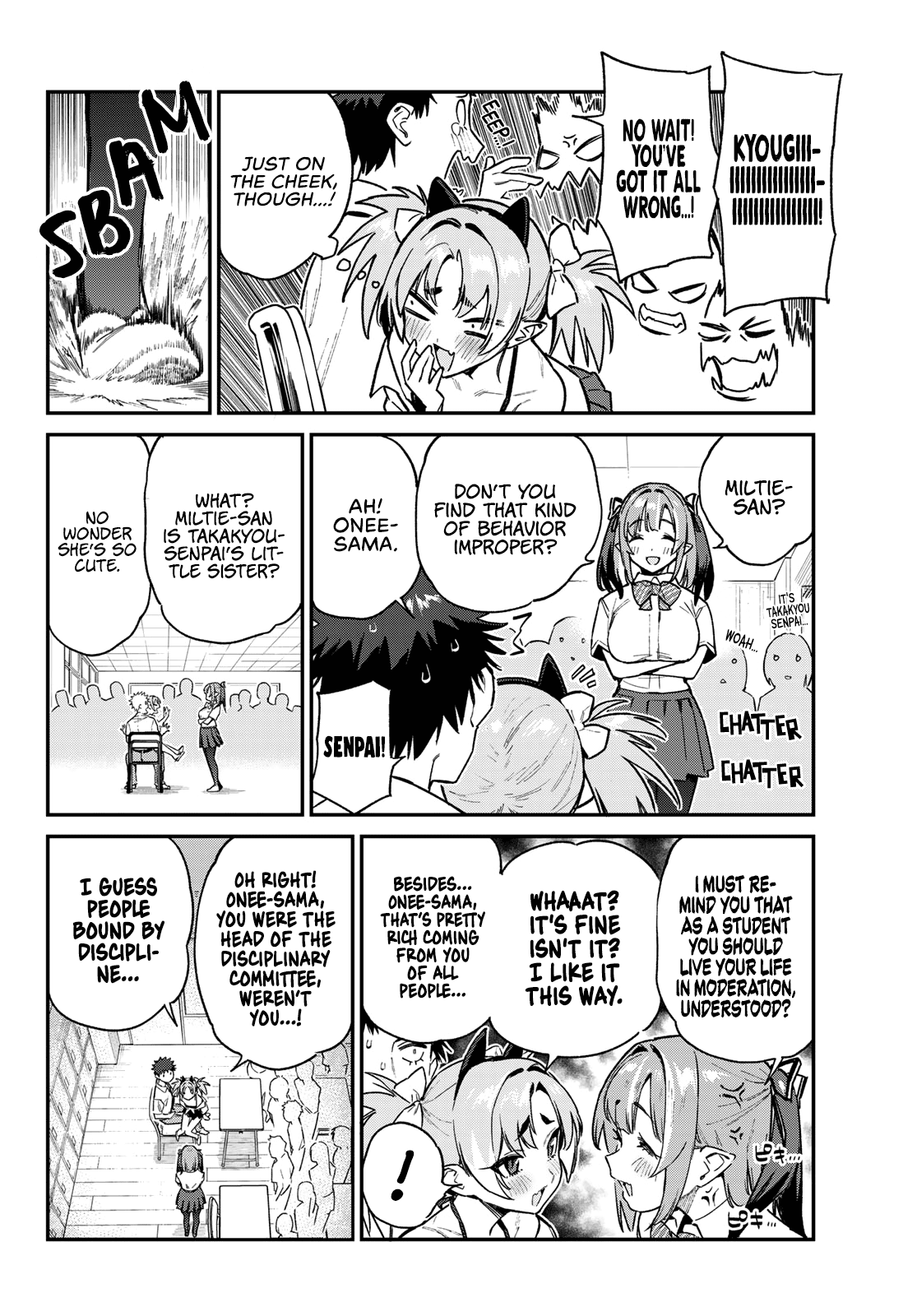 Kanan-sama Is Easy as Hell! Chapter 72 page 5 - Chapter 72: Miltie's brat school