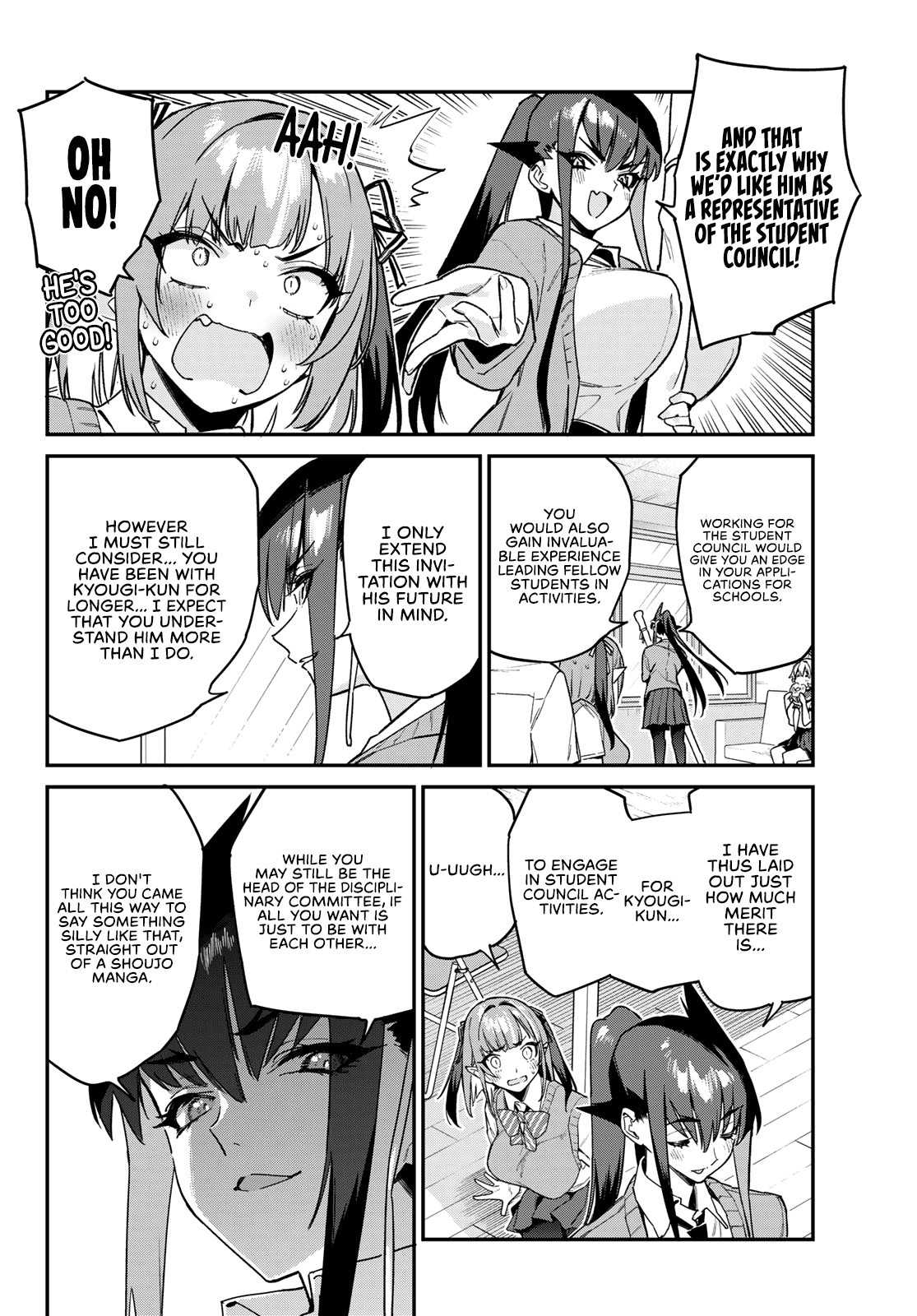 Kanan-sama Is Easy as Hell! Chapter 81 page 7 - Chapter 81: Kyougi and Kanan’s Interview with the Student Council President