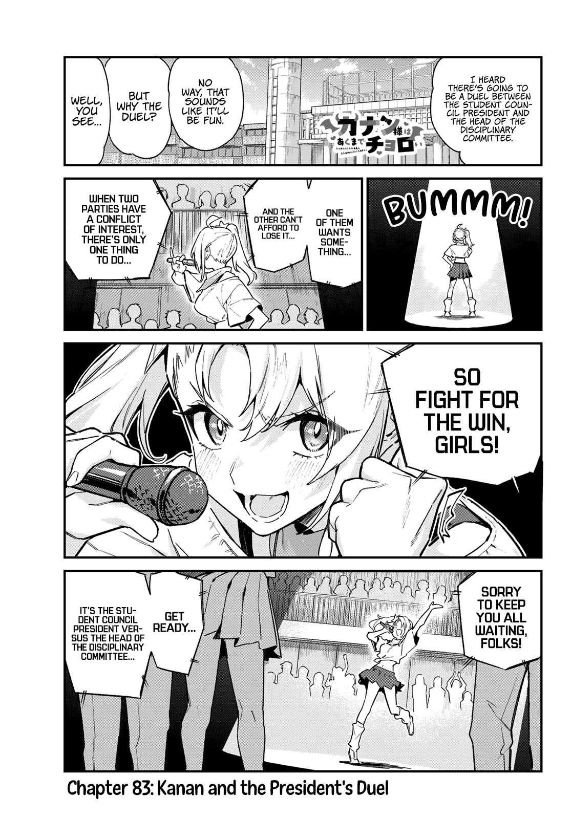 Kanan-sama Is Easy as Hell! Chapter 83 page 2 - Chapter 83: Kanan and the President's Duel