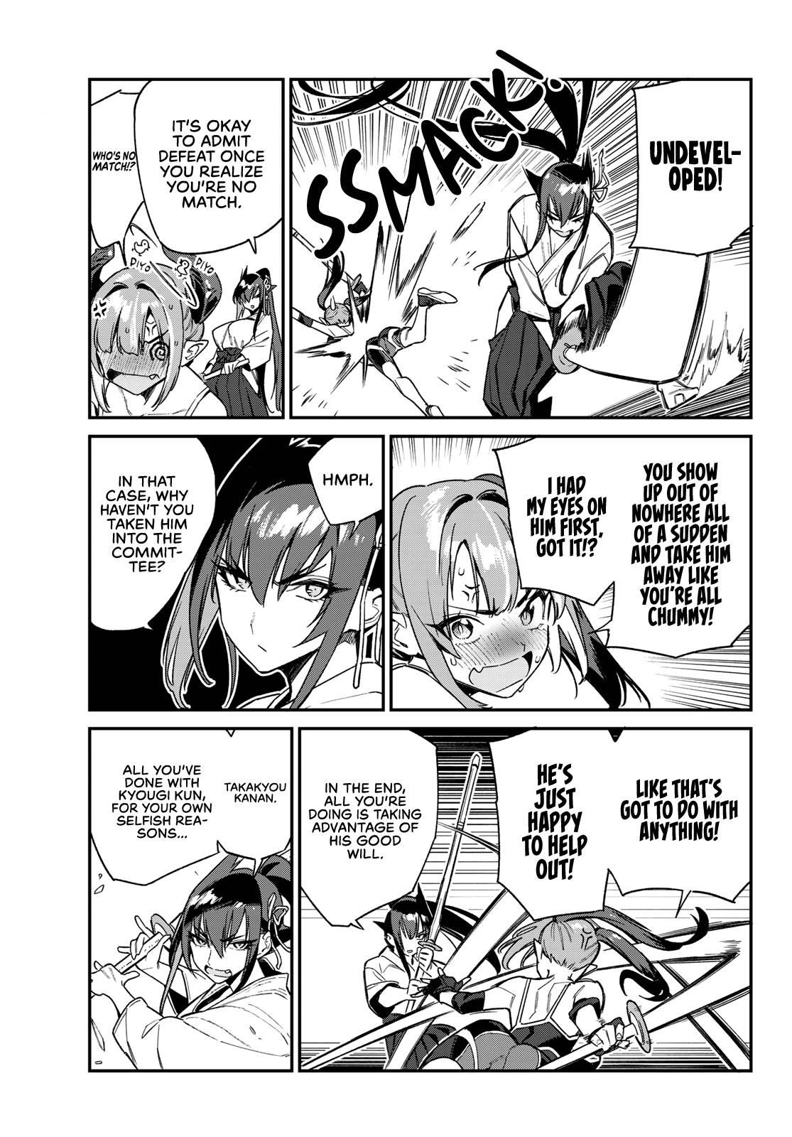 Kanan-sama Is Easy as Hell! Chapter 84 page 6 - Chapter 84: Kanan and Tekka’s Swordsmanship