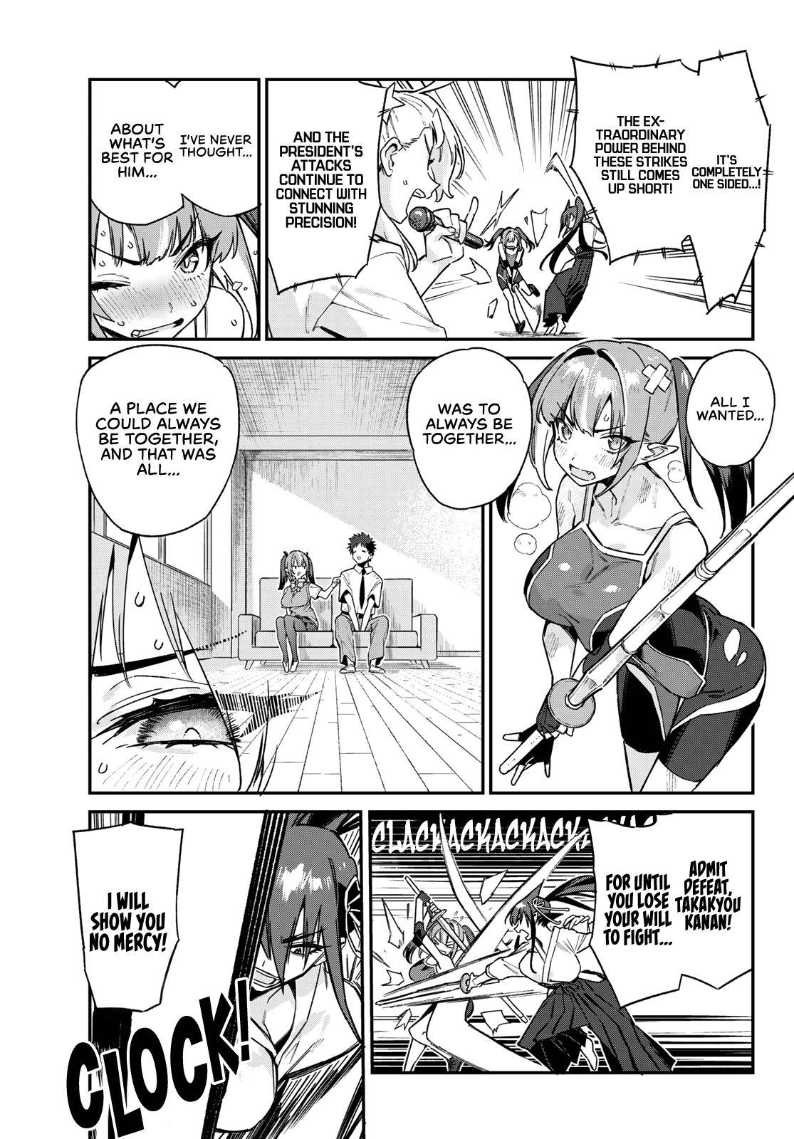 Kanan-sama Is Easy as Hell! Chapter 84 page 8 - Chapter 84: Kanan and Tekka’s Swordsmanship