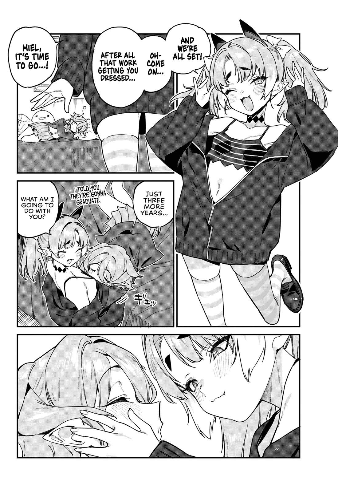 Kanan-sama Is Easy as Hell! Chapter 90 page 7 - Chapter 90: Miltie and Miel’s Good Morning