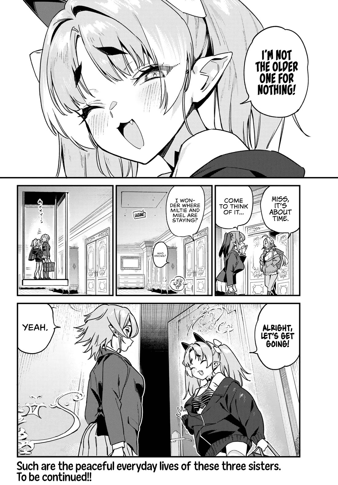 Kanan-sama Is Easy as Hell! Chapter 90 page 9 - Chapter 90: Miltie and Miel’s Good Morning