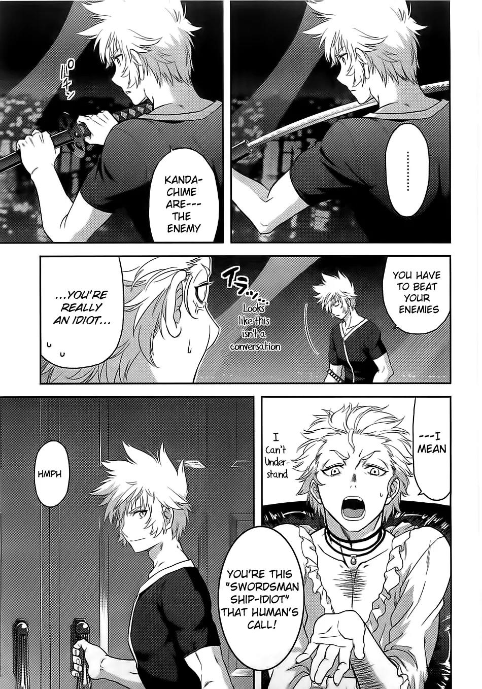 Kandachime Chapter 36 page 13 - Chapter 36: Shirogane Shiki