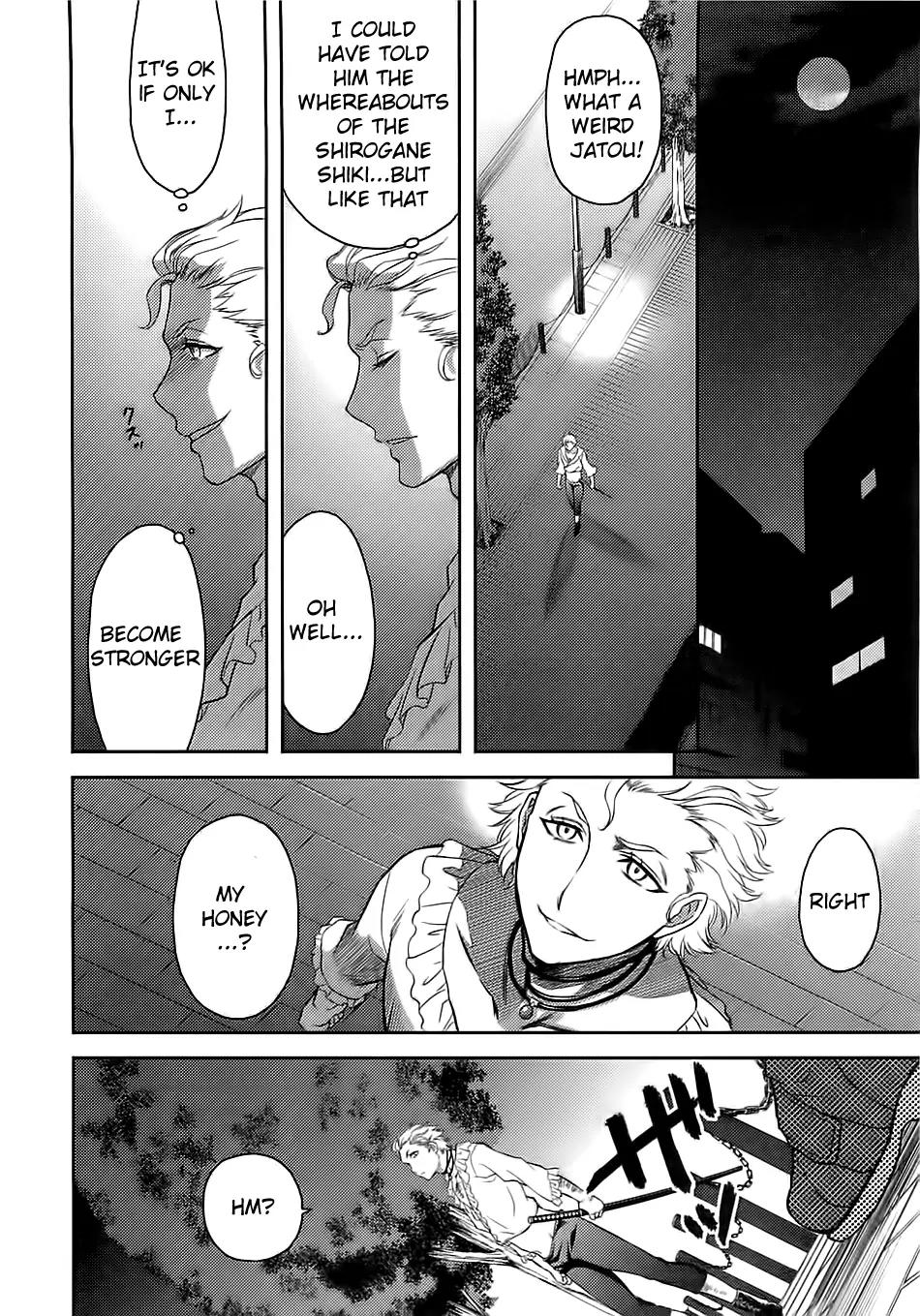 Kandachime Chapter 36 page 14 - Chapter 36: Shirogane Shiki