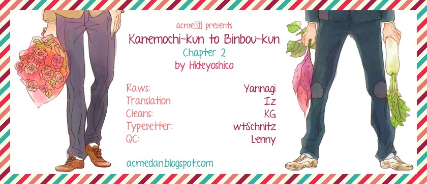Kanemochi-kun to Binbou-kun Chapter 2 page 1 - Chapter 2: The Spring Moon