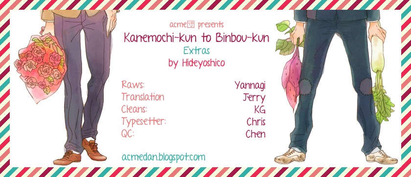 Kanemochi-kun to Binbou-kun Chapter 6.5 page 1 - Chapter 6.5: Extras