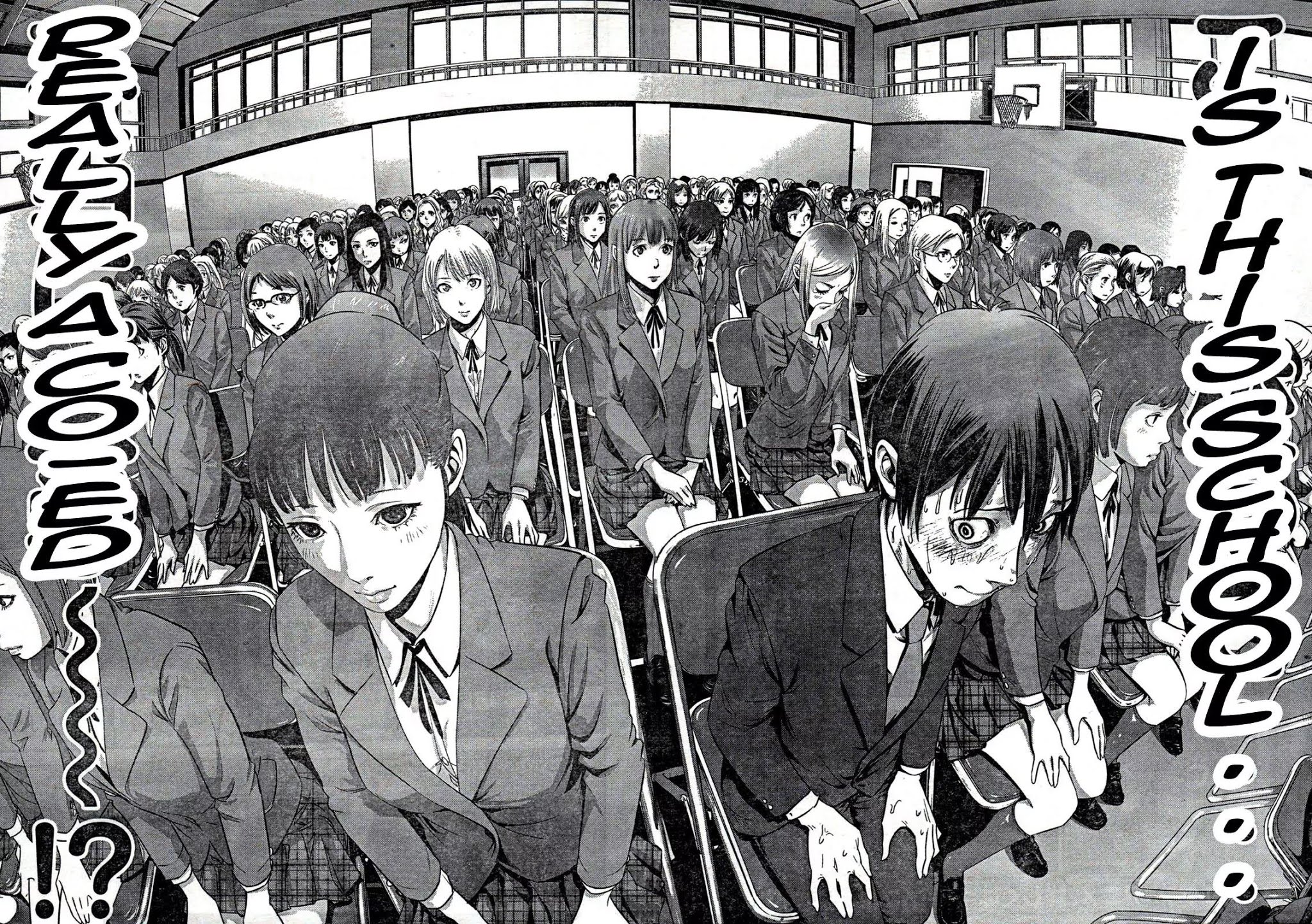 Kangoku Gakuen Chapter 1 page 3 - Chapter 1 : There Are 5 Boys
