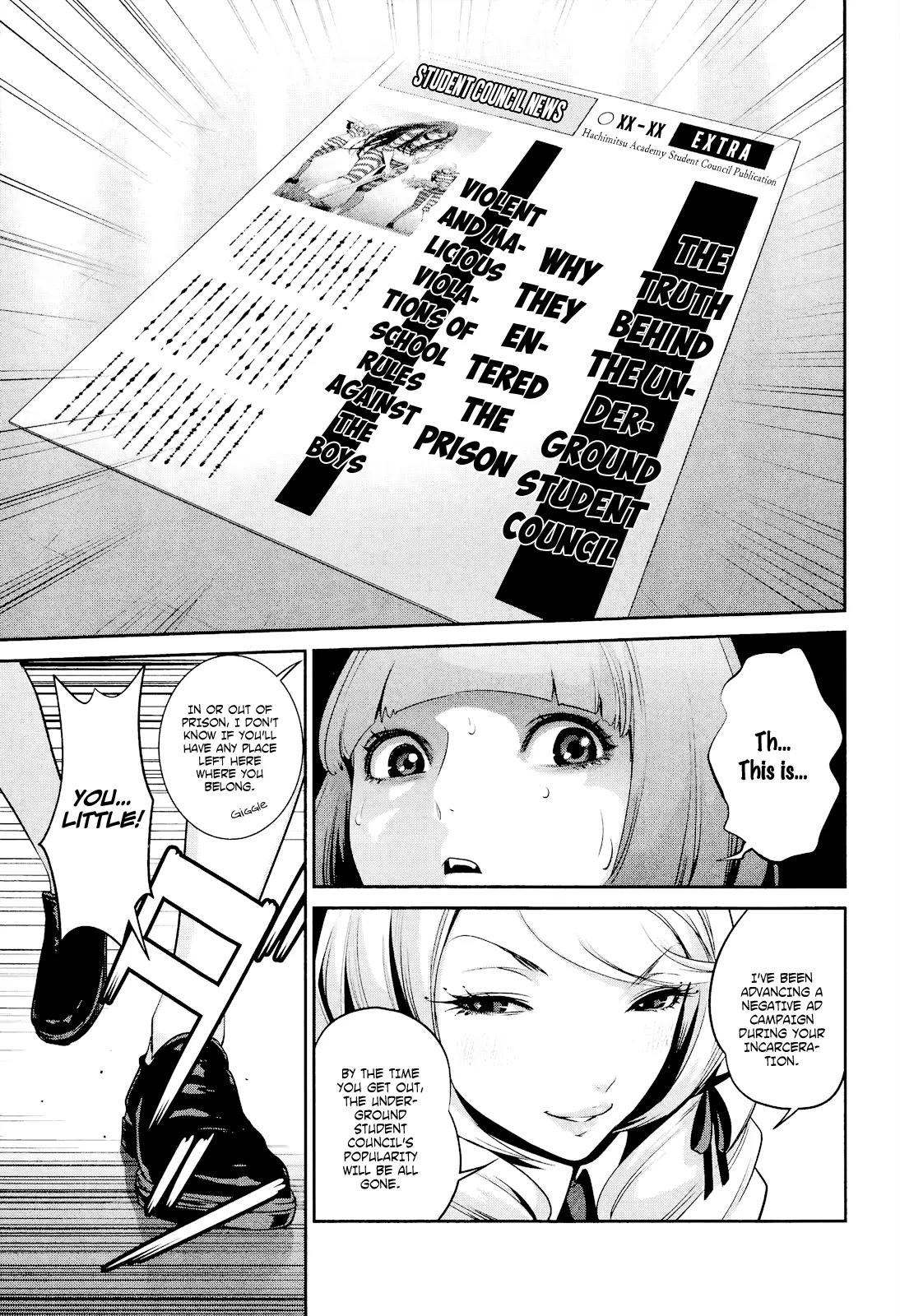 Kangoku Gakuen Chapter 100 page 8 - Chapter 100: To Die for