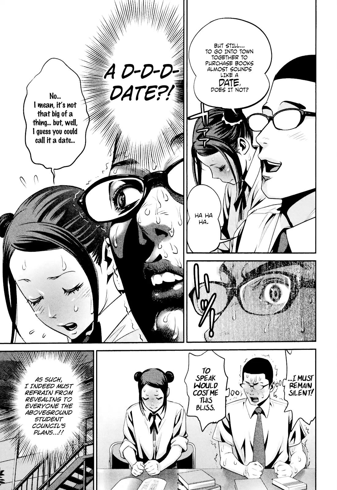 Kangoku Gakuen Chapter 102 page 12 - Chapter 102: Shrimp of Endearment