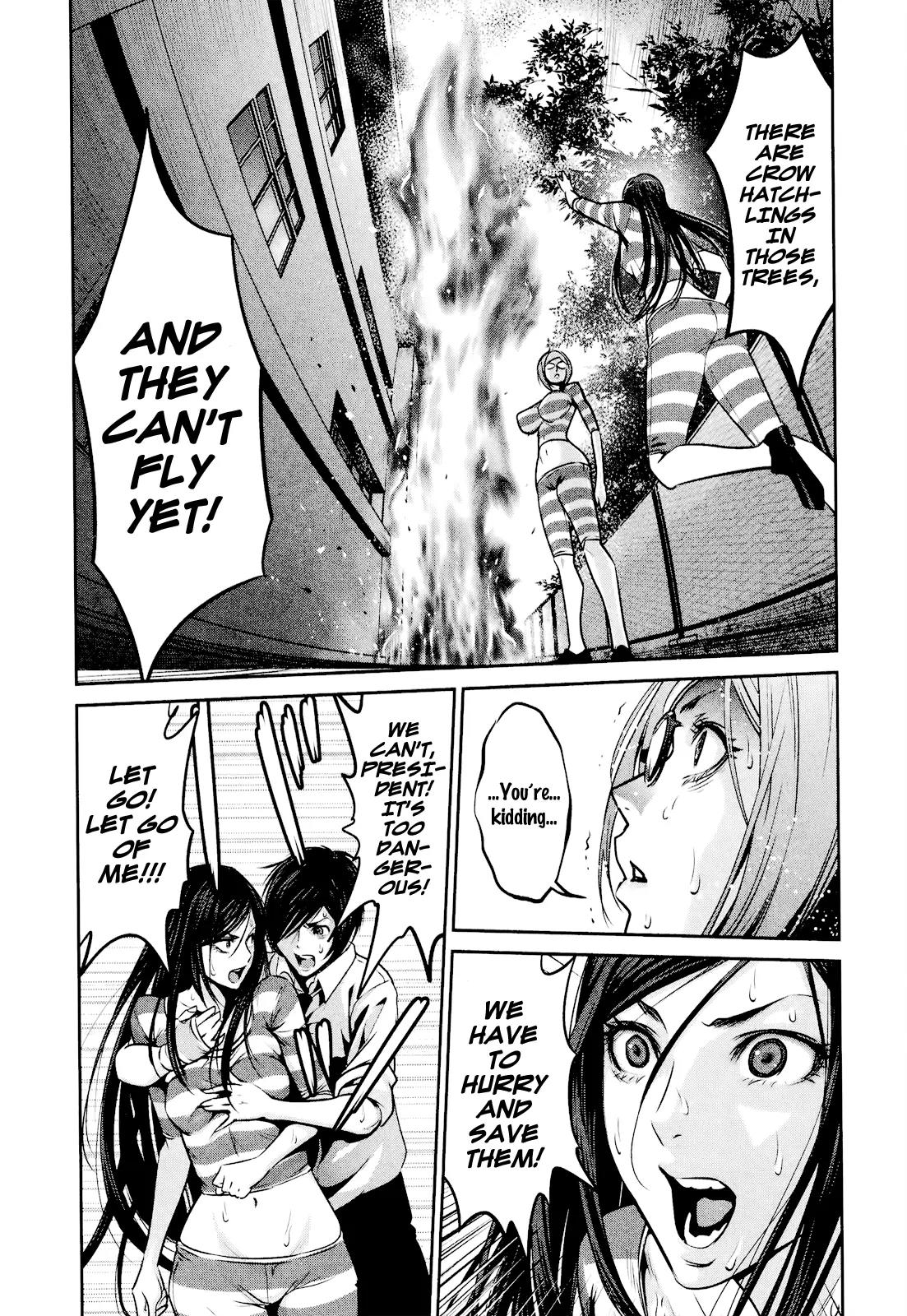 Kangoku Gakuen Chapter 104 page 14 - Chapter 104: Crow Day Afternoon