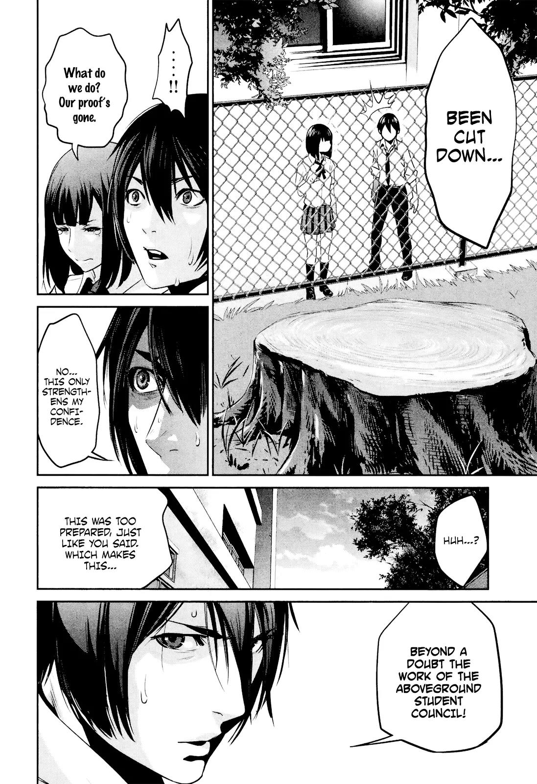 Kangoku Gakuen Chapter 106 page 17 - Chapter 106: Black Monday
