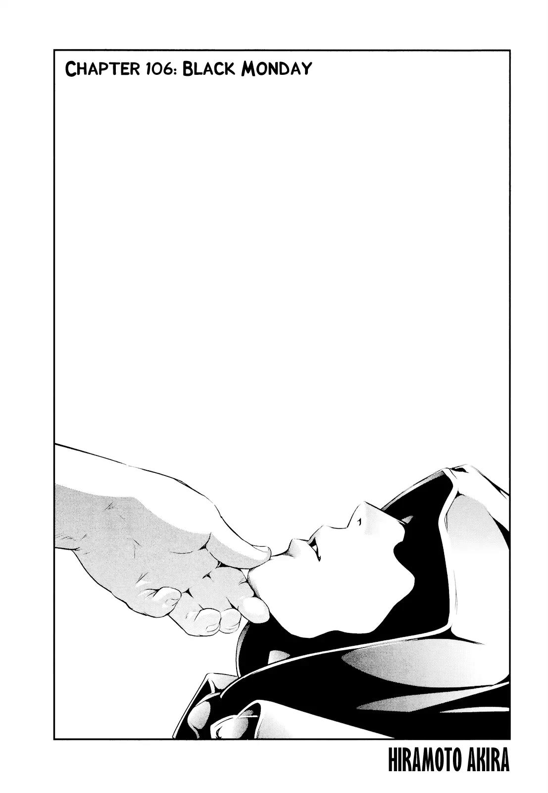 Kangoku Gakuen Chapter 106 page 2 - Chapter 106: Black Monday