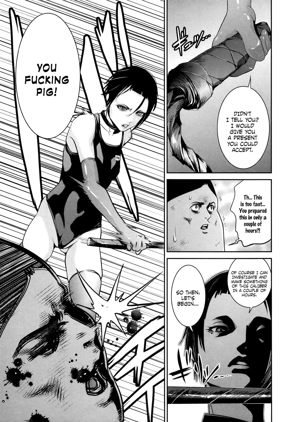 Kangoku Gakuen Chapter 111 page 13 - Chapter 111: The Gift of the Swordsman