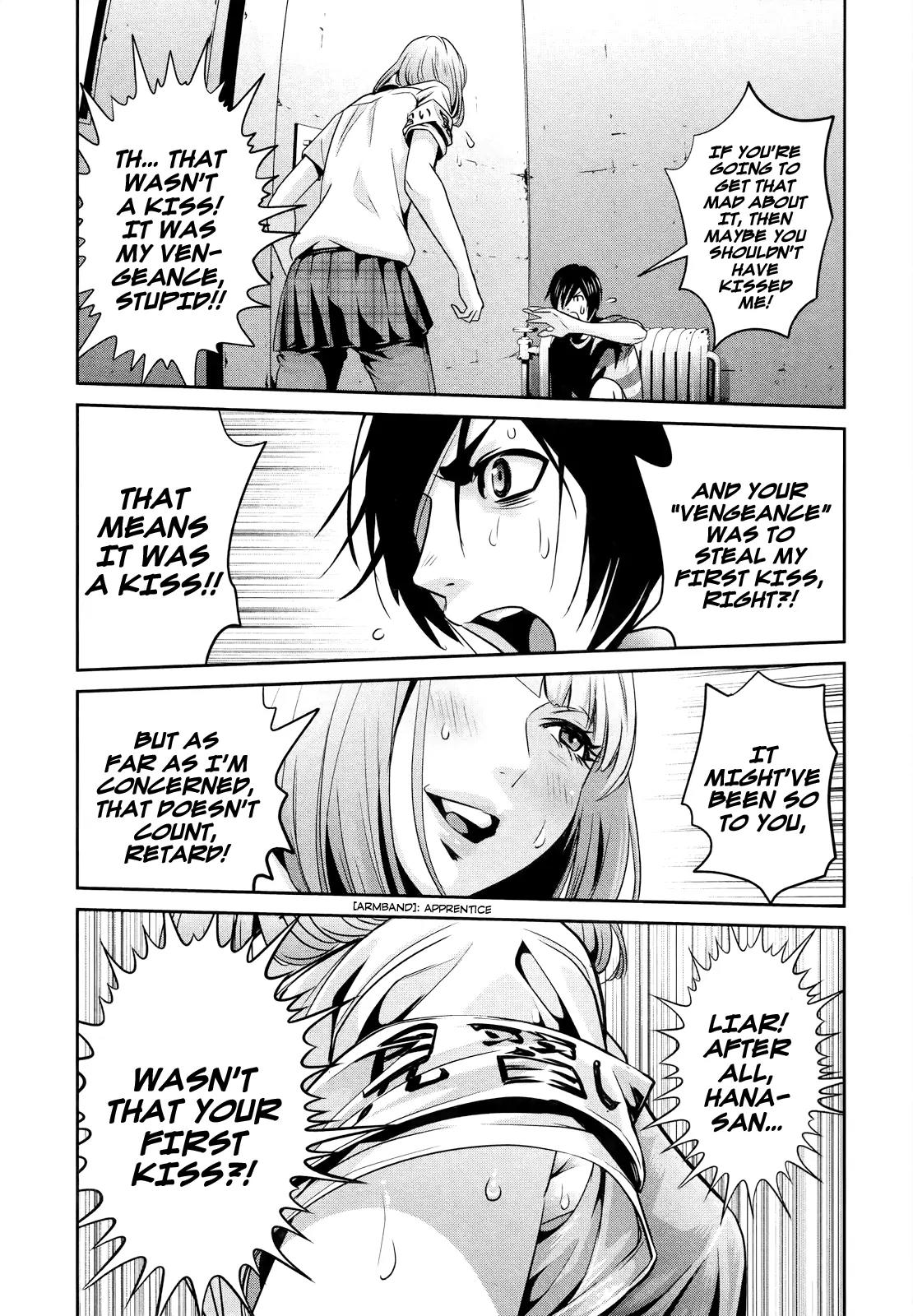 Kangoku Gakuen Chapter 114 page 14 - Chapter 114: AnoHana: Kiyoshi Still Doesn't Know the Rage of the Hana He Saw That Day