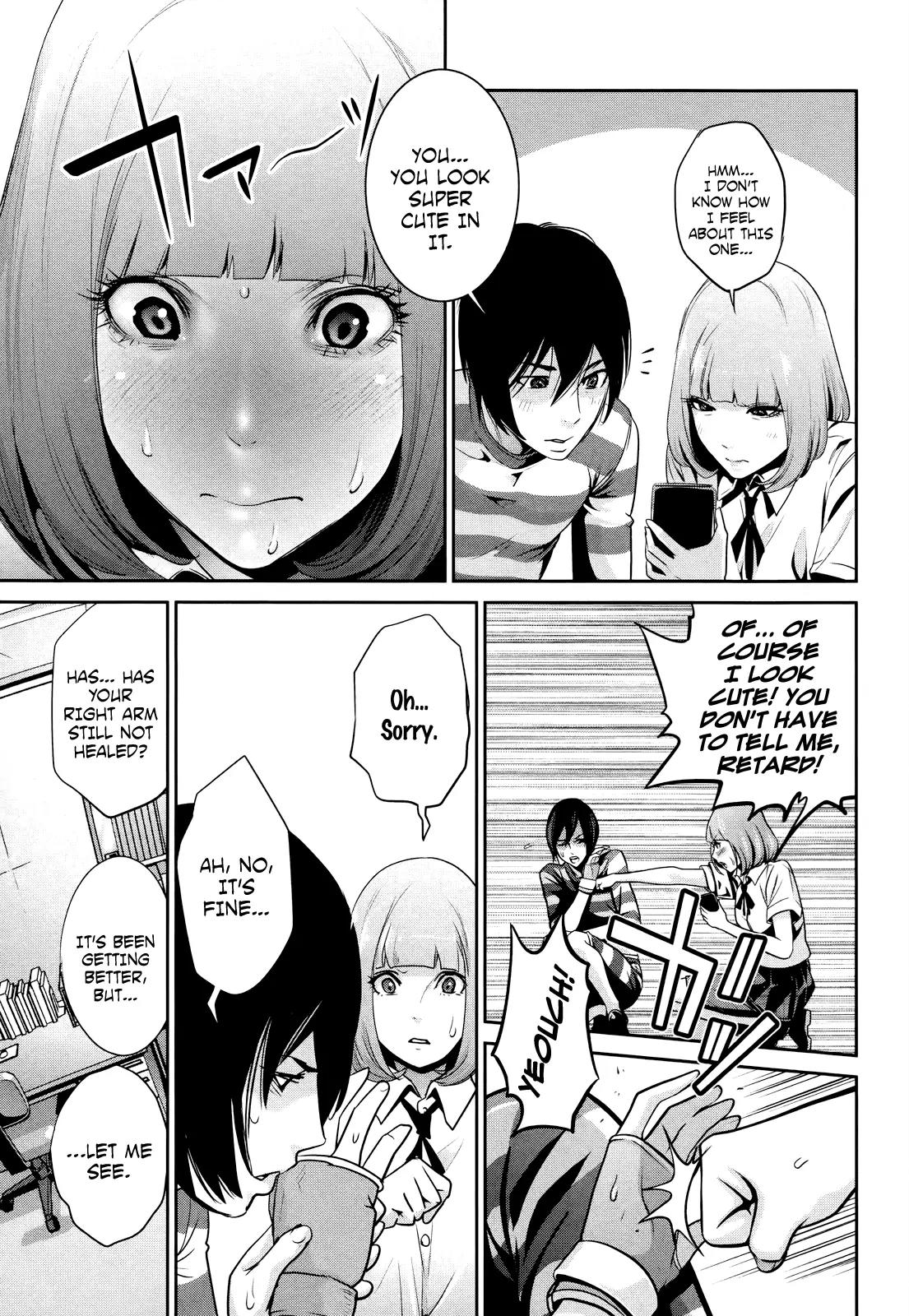 Kangoku Gakuen Chapter 115 page 13 - Chapter 115: Things You Can Tell Just by Looking at Her