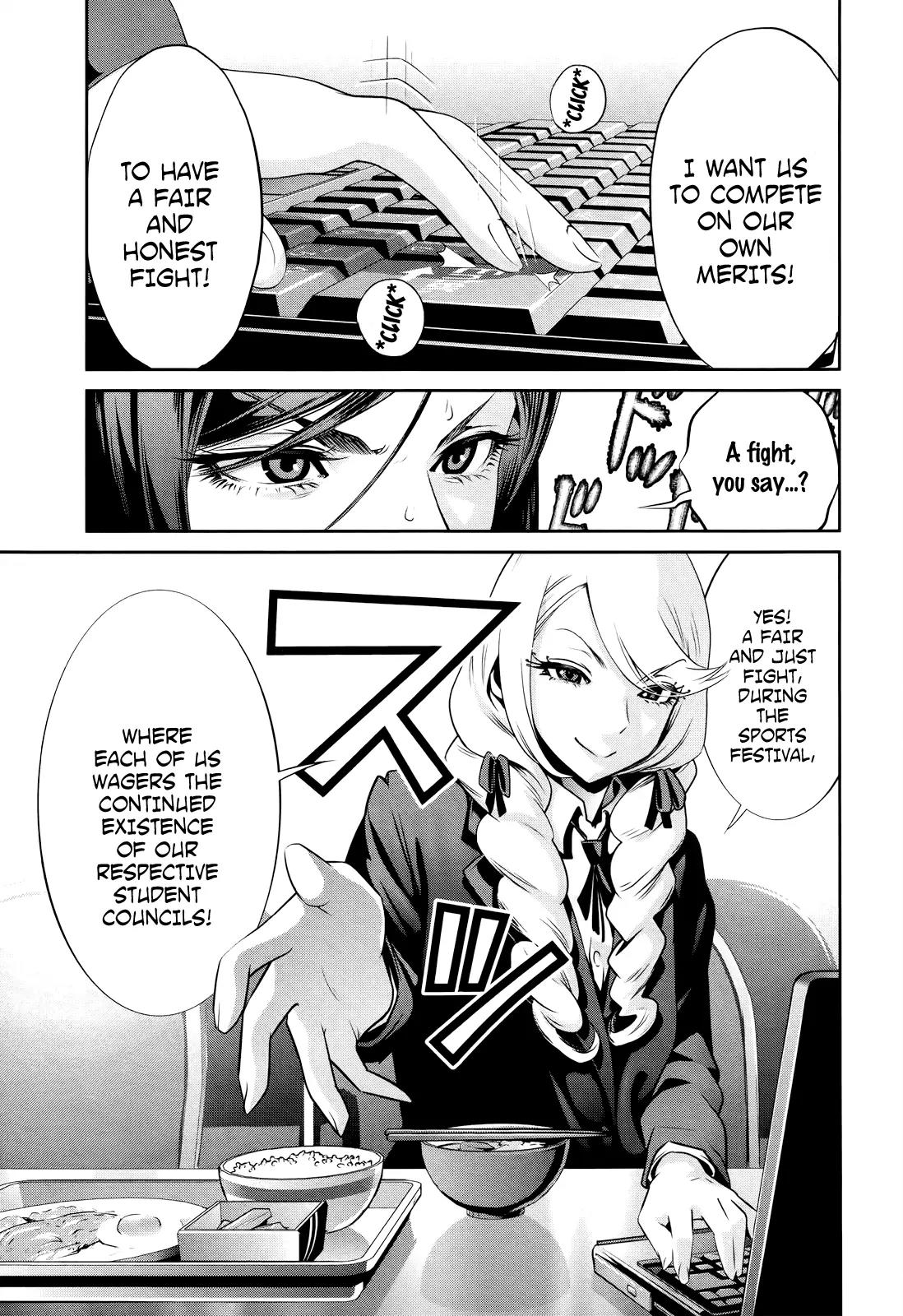 Kangoku Gakuen Chapter 122 page 14 - Chapter 122: The Bad Laugh Well