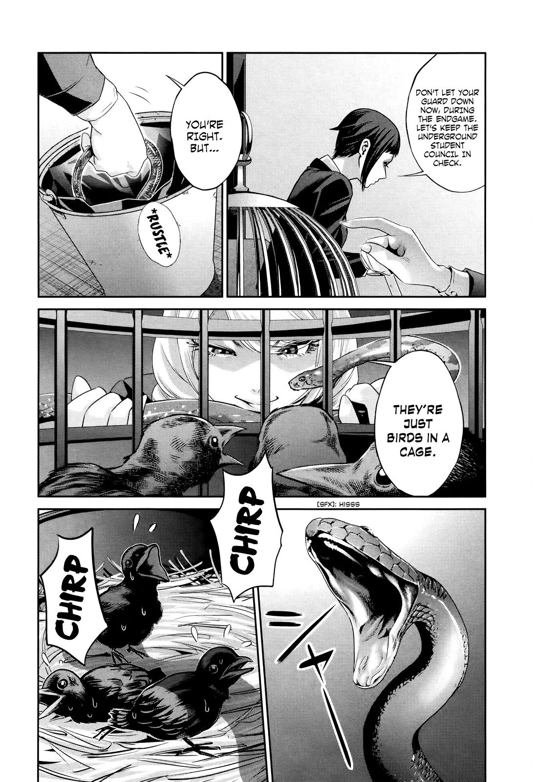 Kangoku Gakuen Chapter 123 page 11 - Chapter 123: Invictus