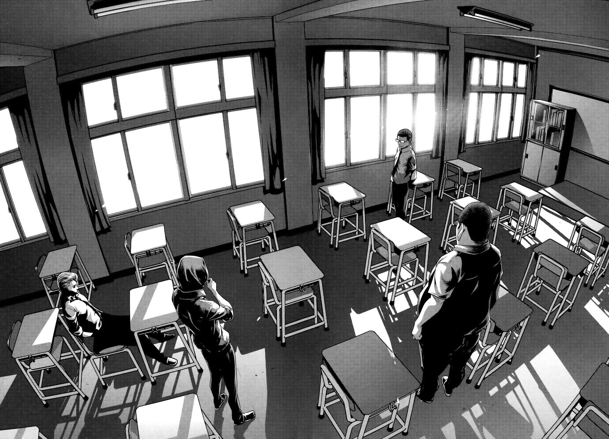 Kangoku Gakuen Chapter 126 page 11 - Chapter 126: Man on a Ledge