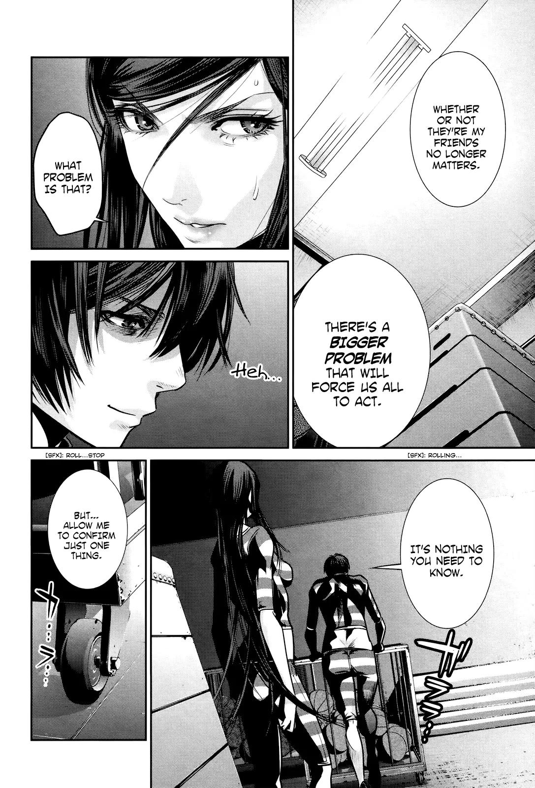Kangoku Gakuen Chapter 126 page 3 - Chapter 126: Man on a Ledge