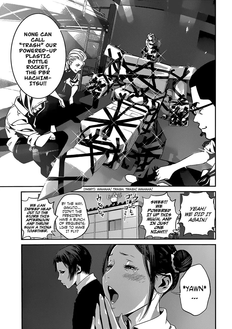 Kangoku Gakuen Chapter 136 page 9 - Chapter 136: Goldfinger