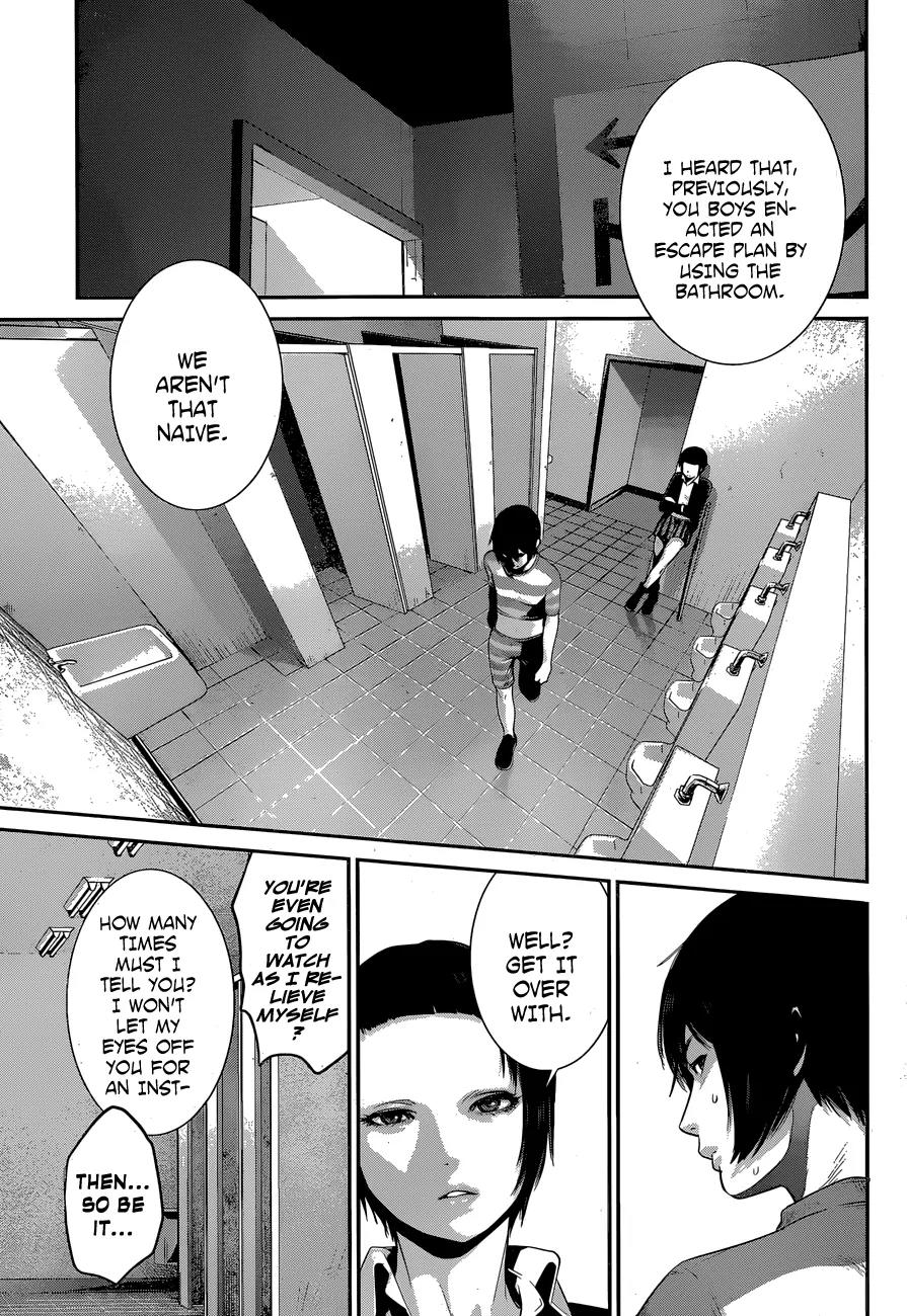 Kangoku Gakuen Chapter 149 page 10 - Chapter 149: The Longest Day in Prison