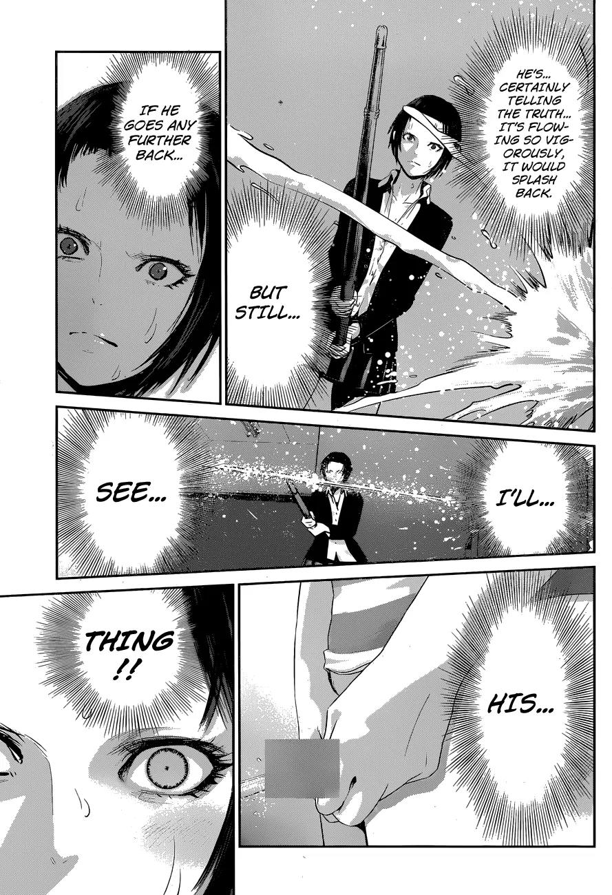 Kangoku Gakuen Chapter 149 page 16 - Chapter 149: The Longest Day in Prison