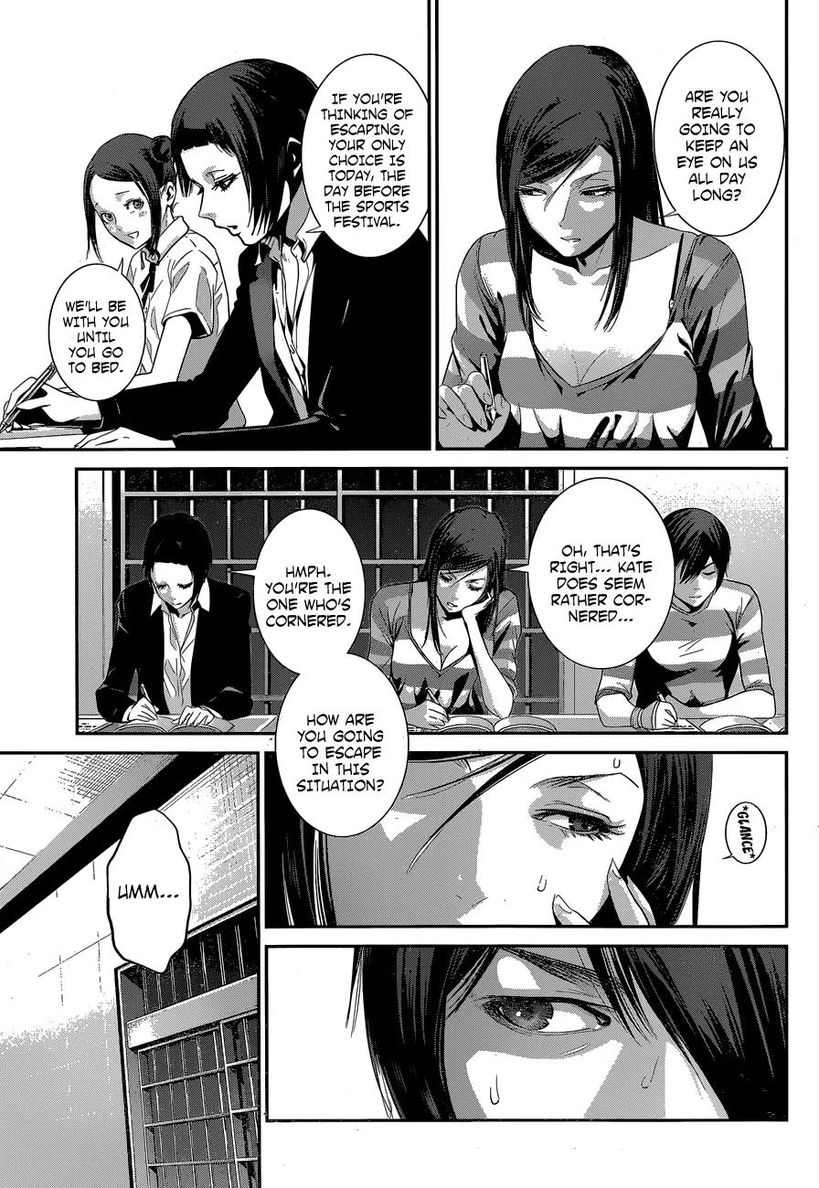 Kangoku Gakuen Chapter 149 page 8 - Chapter 149: The Longest Day in Prison