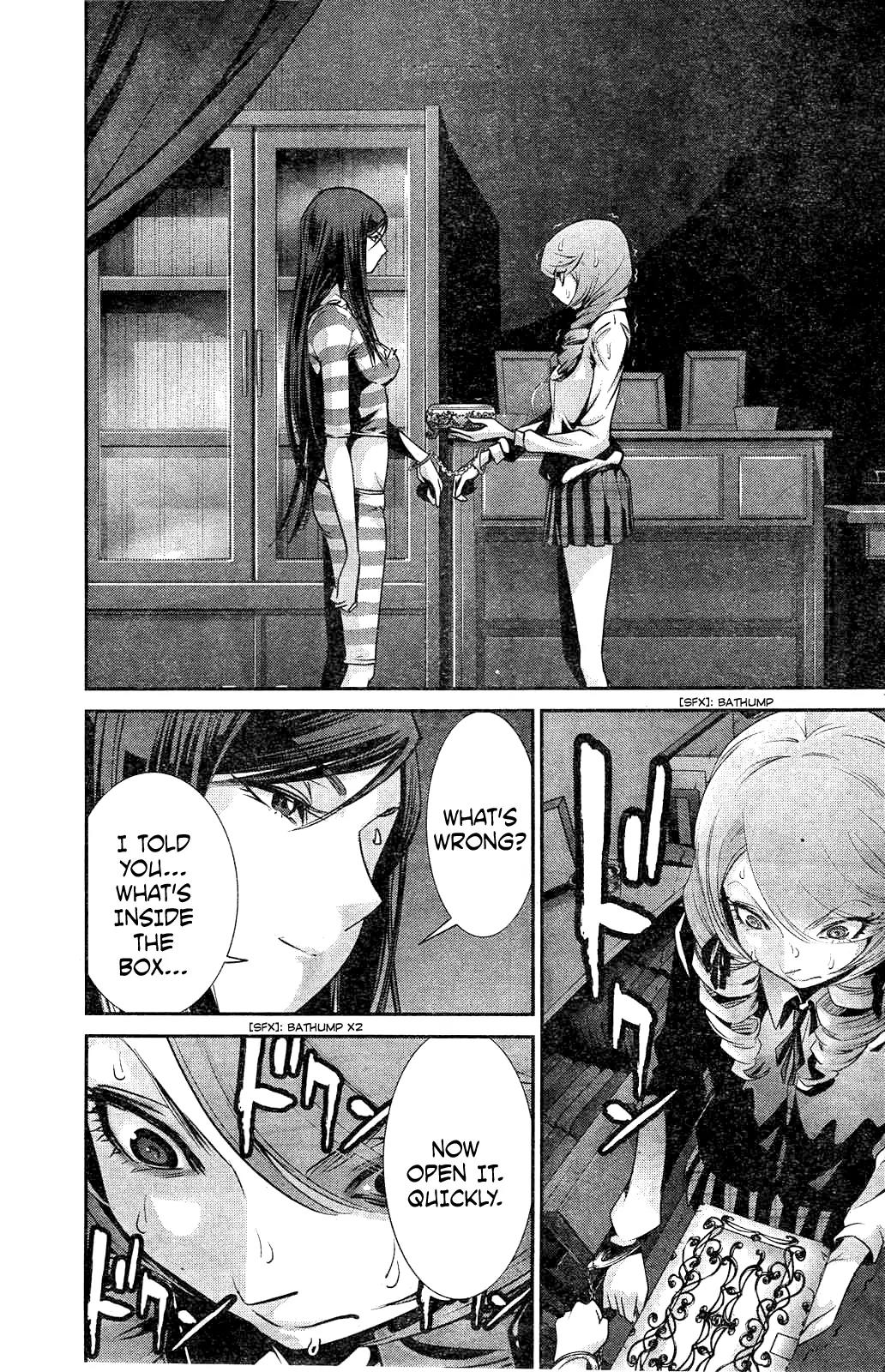 Kangoku Gakuen Chapter 160 page 12 - Chapter 160: Dark Box