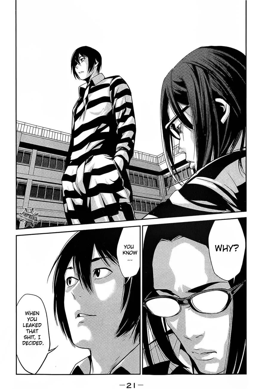Kangoku Gakuen Chapter 19 page 19 - Chapter 19 : 3:10, The Time of Decision
