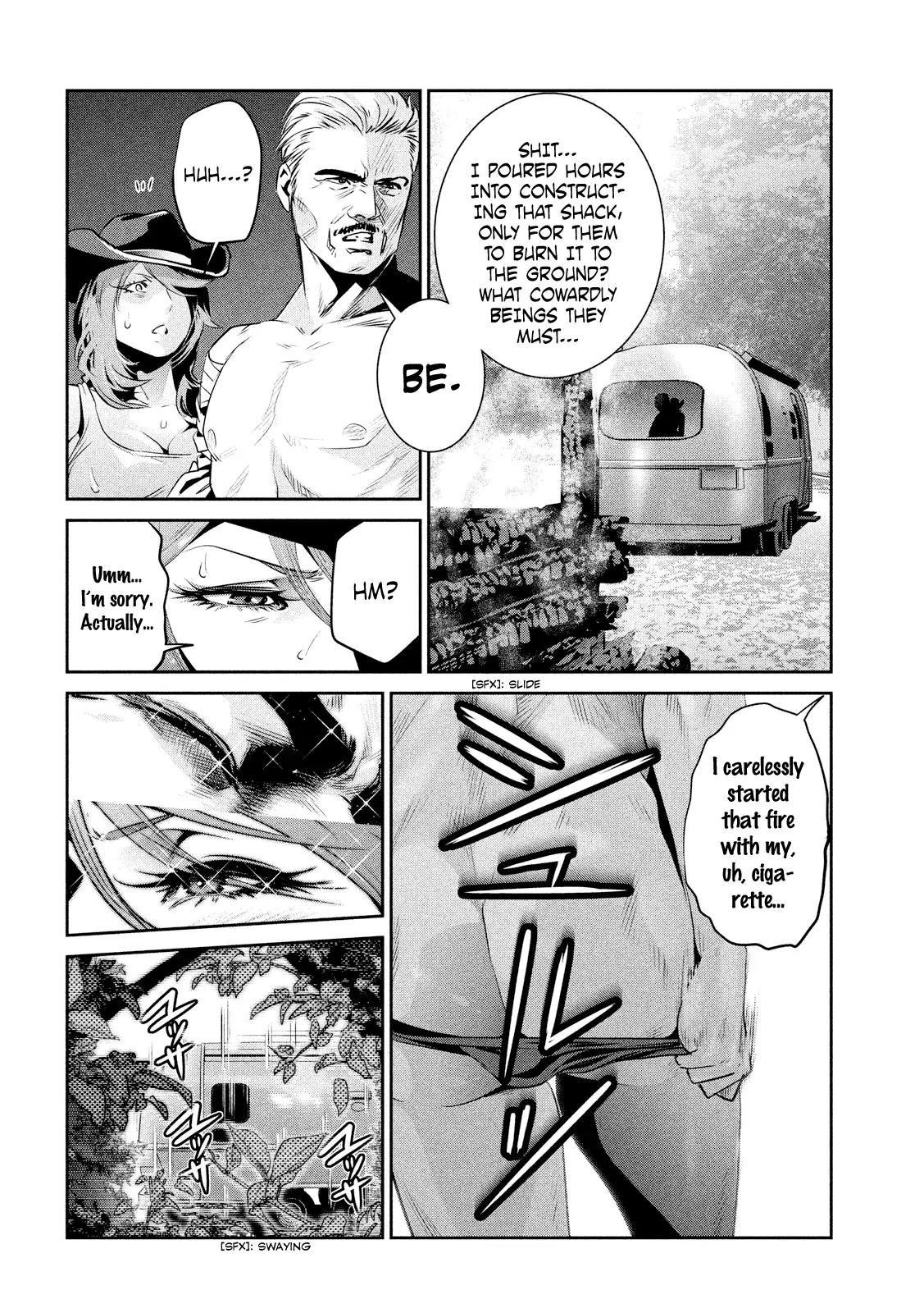 Kangoku Gakuen Chapter 200 page 14 - Chapter 200: The Man with the Golden Gun