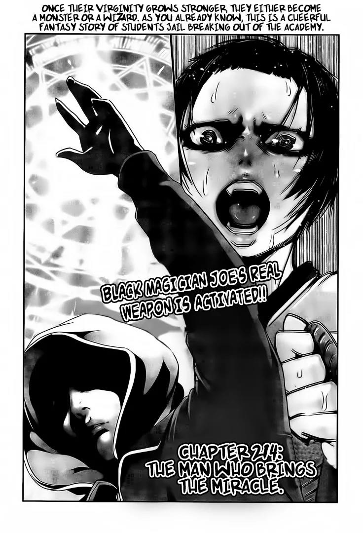 Kangoku Gakuen Chapter 214 page 2 - Chapter 214: The Man Who Brings The Miracle