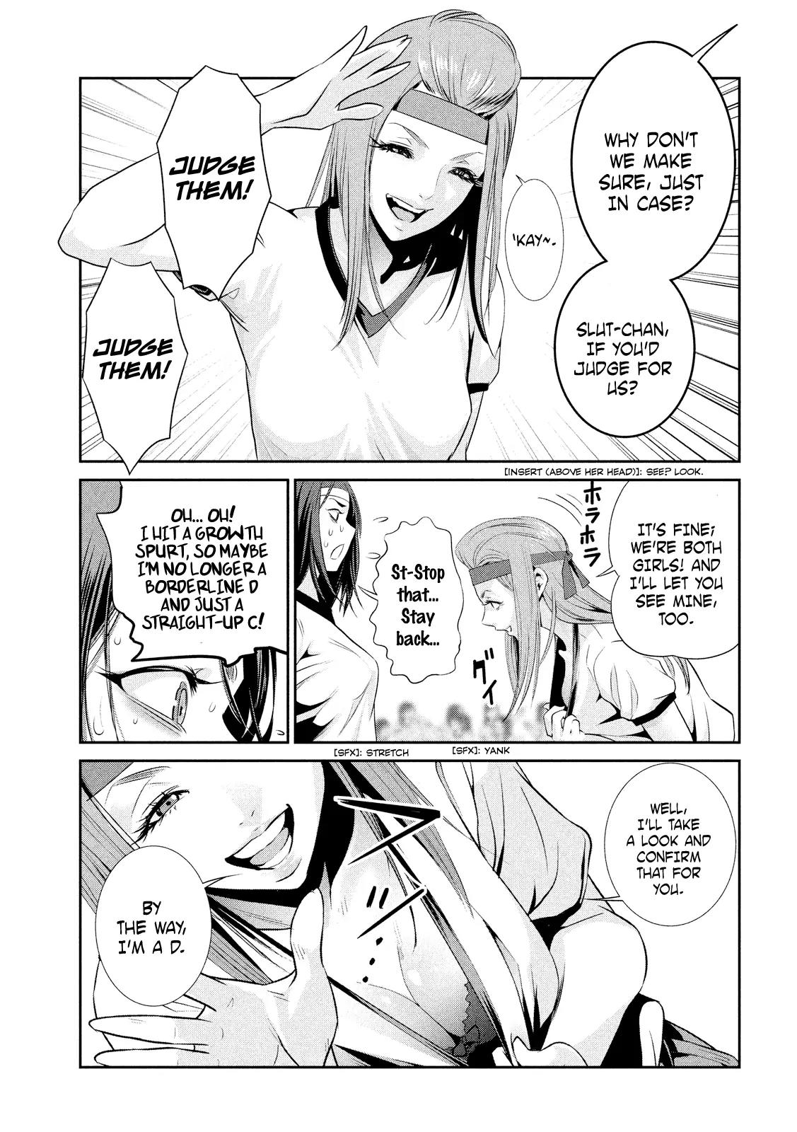 Kangoku Gakuen Chapter 215 page 10 - Chapter 215: Bra Girls