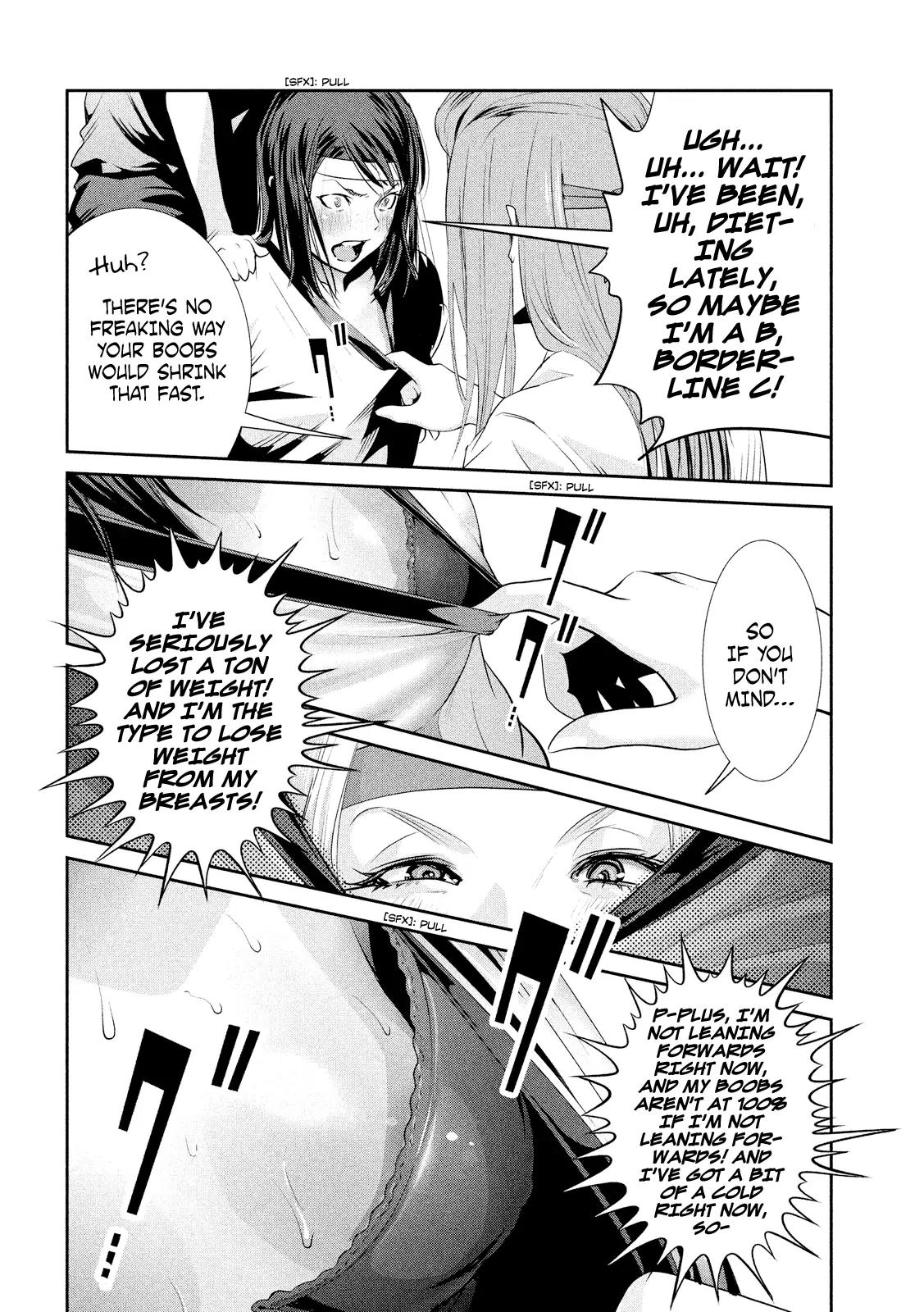 Kangoku Gakuen Chapter 215 page 11 - Chapter 215: Bra Girls
