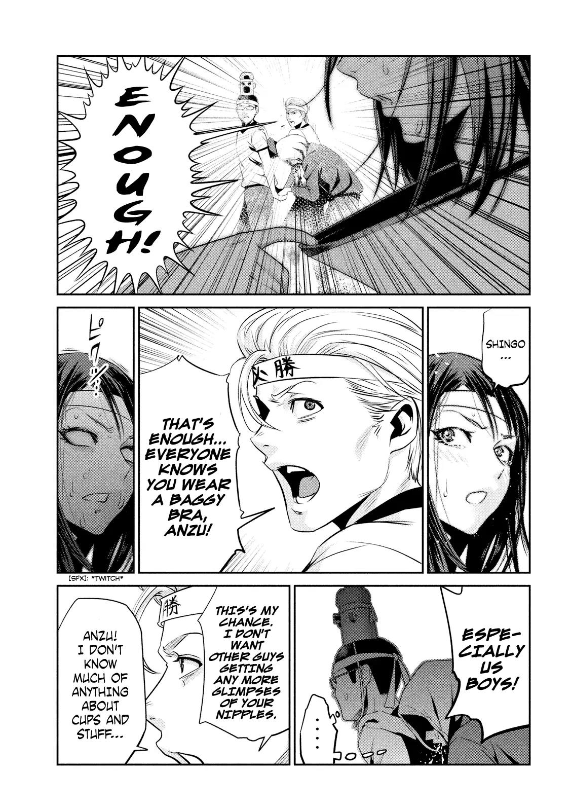 Kangoku Gakuen Chapter 215 page 12 - Chapter 215: Bra Girls