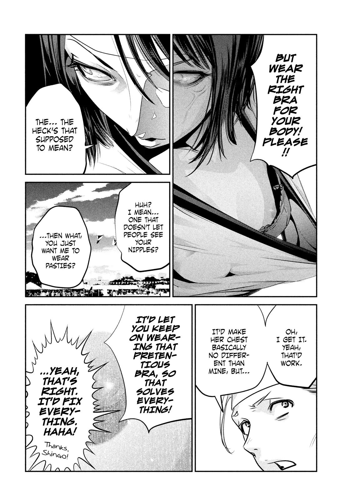 Kangoku Gakuen Chapter 215 page 13 - Chapter 215: Bra Girls