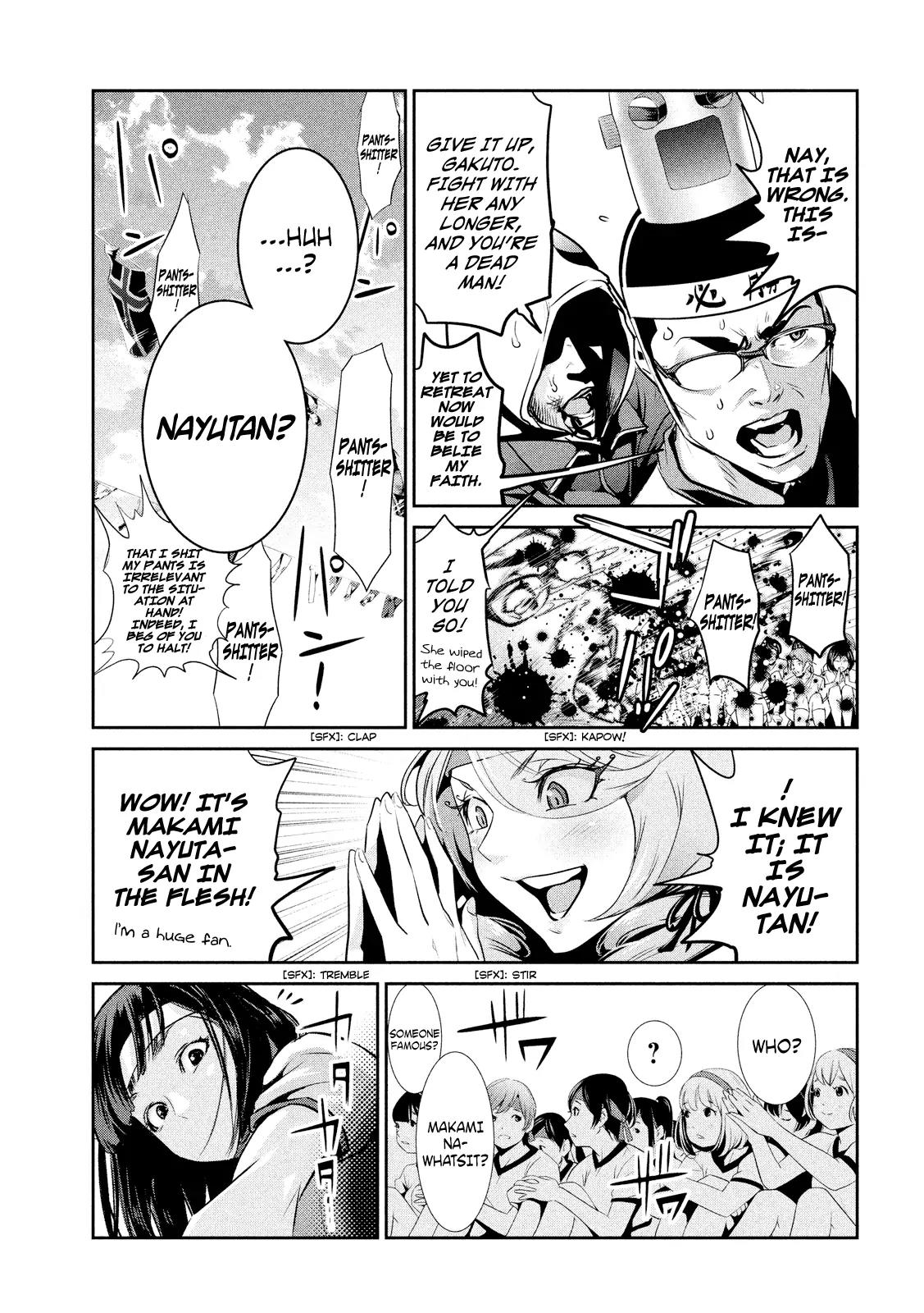 Kangoku Gakuen Chapter 215 page 18 - Chapter 215: Bra Girls