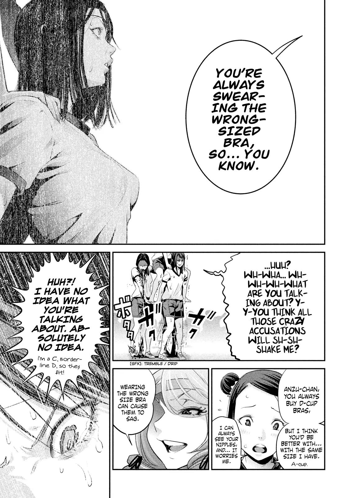 Kangoku Gakuen Chapter 215 page 8 - Chapter 215: Bra Girls