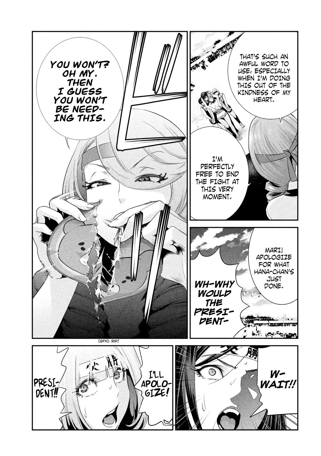 Kangoku Gakuen Chapter 222 page 8 - Chapter 222: All You Need Is Love