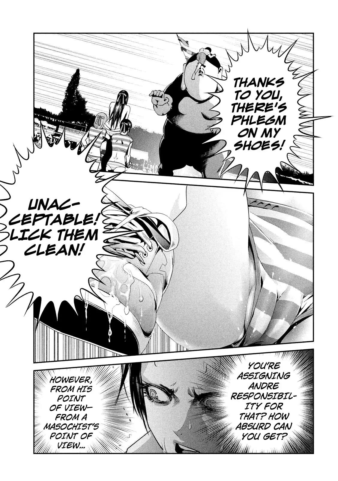 Kangoku Gakuen Chapter 230 page 10 - Chapter 230: I Have to Lick the New Shoes