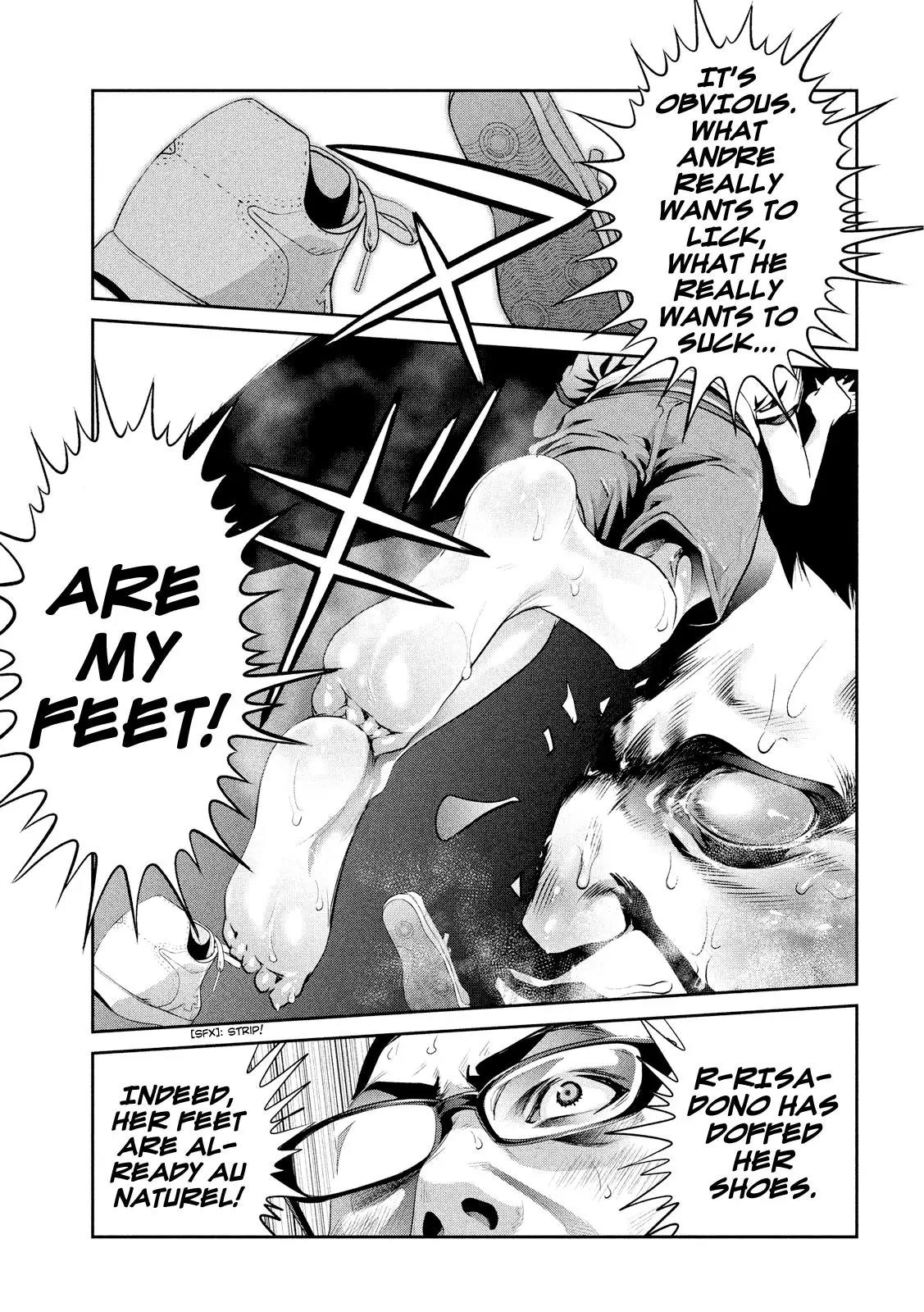 Kangoku Gakuen Chapter 230 page 18 - Chapter 230: I Have to Lick the New Shoes